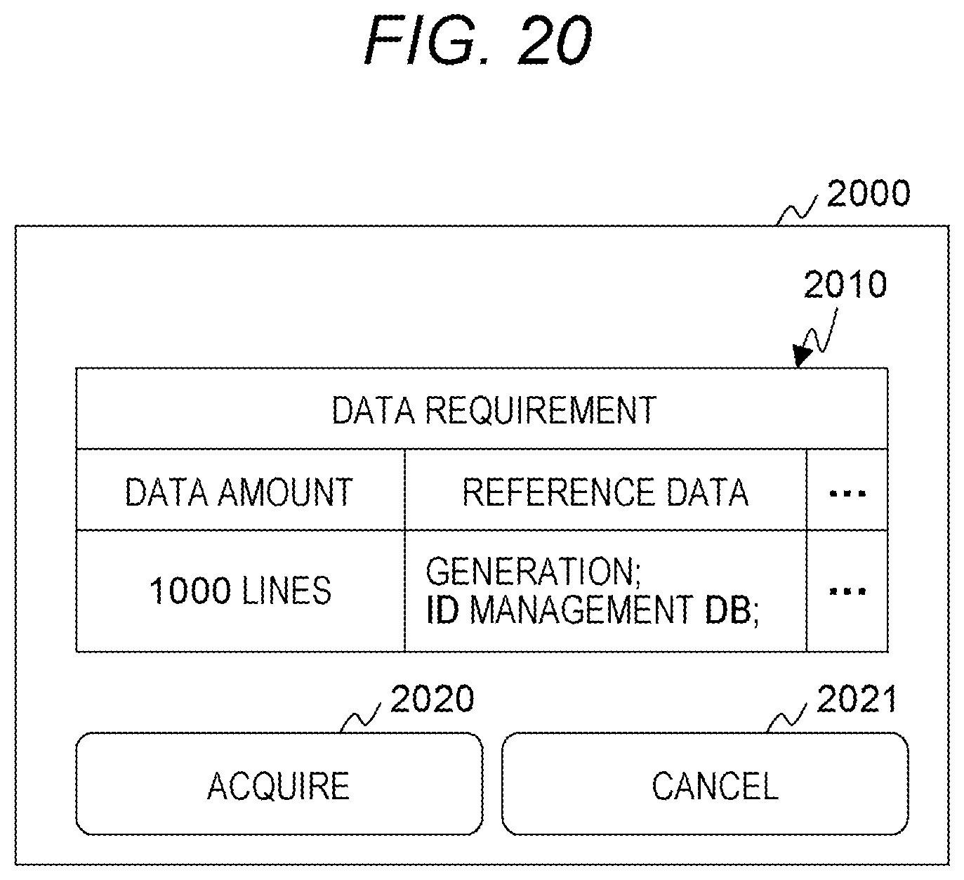 Patent US12174838 Figure 20 – Computer system and data providing method