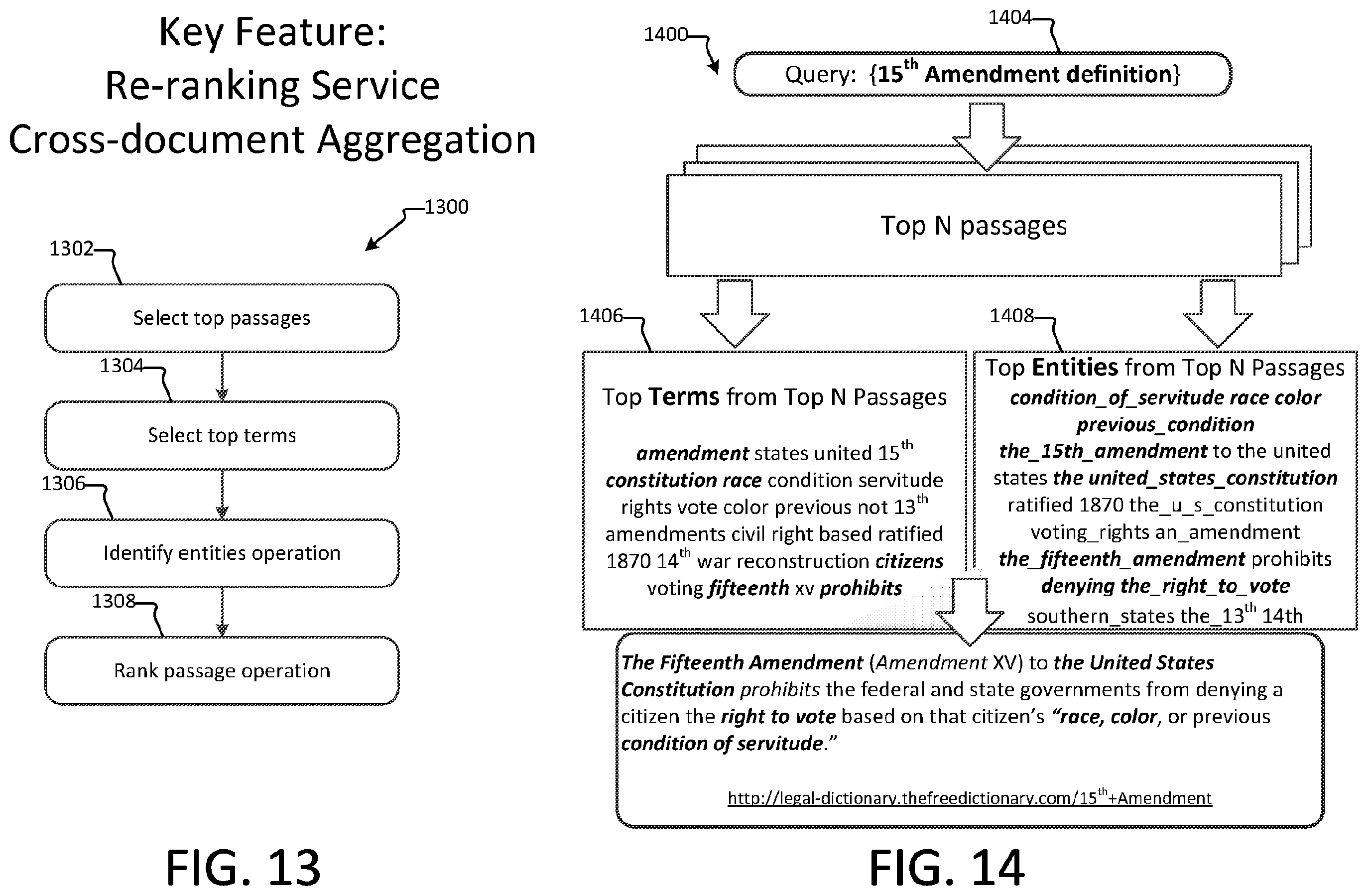 Patent US12174839 Figure 11 – Relevant passage retrieval system