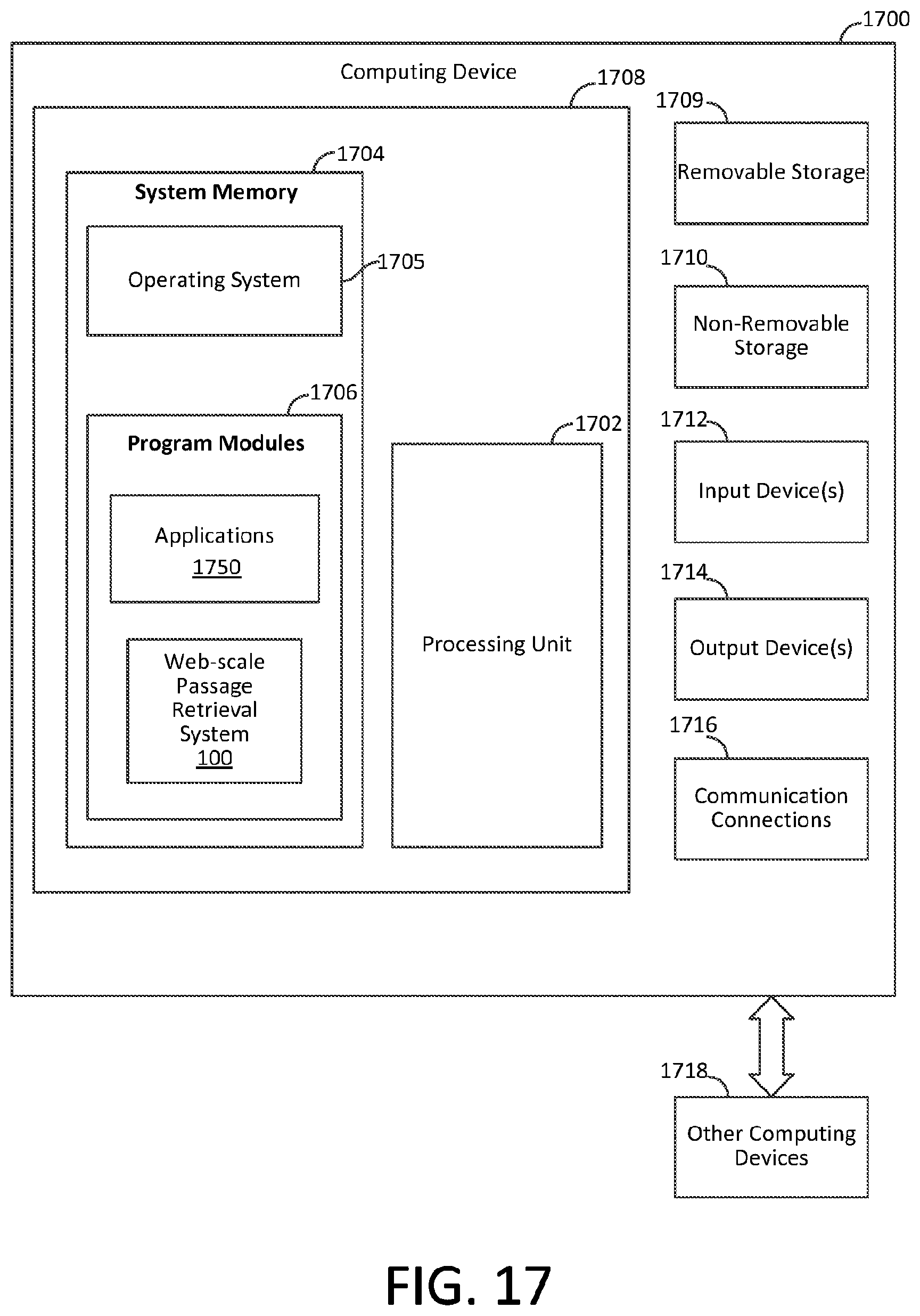 Patent US12174839 Figure 13 – Relevant passage retrieval system