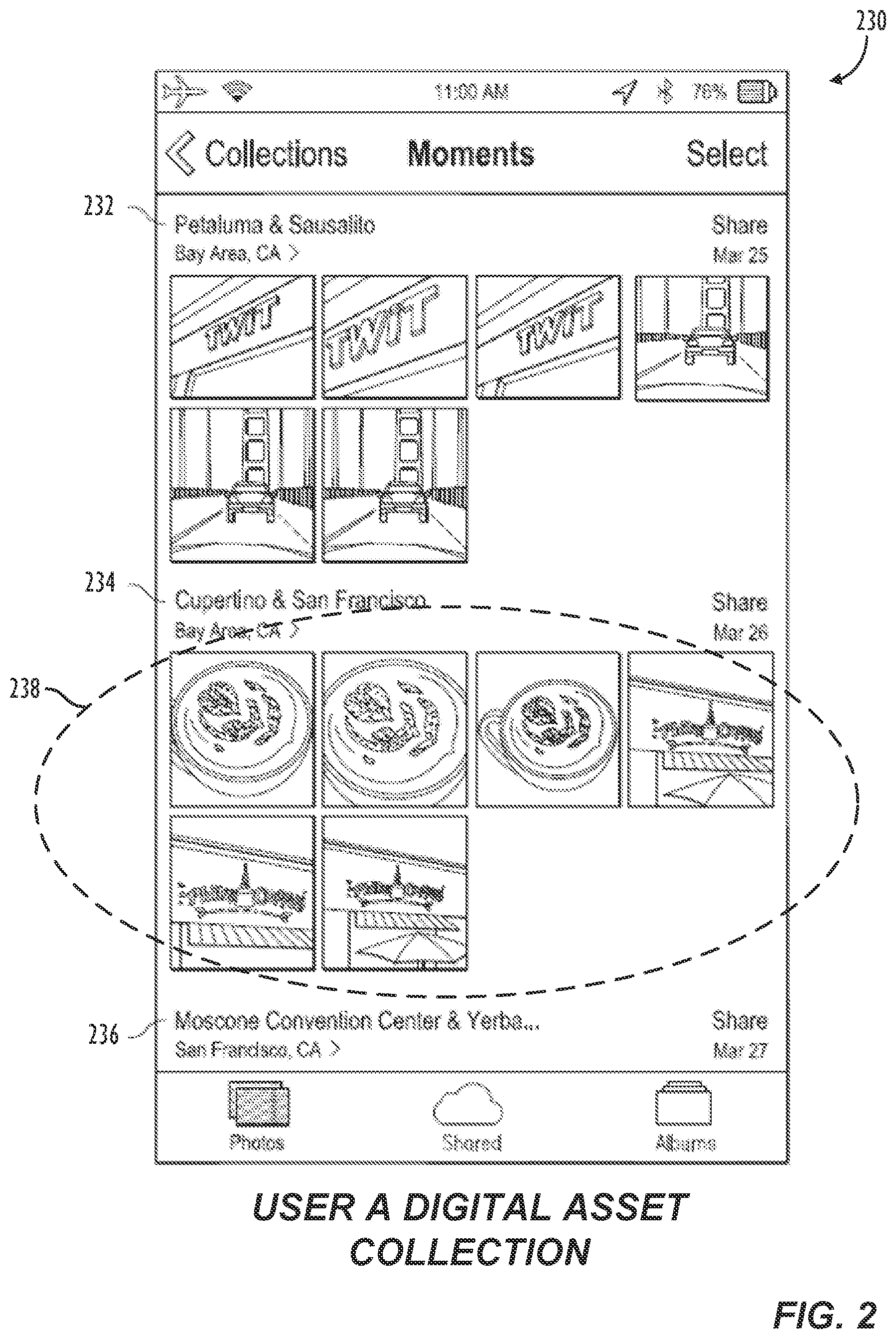 Patent US12174841 Figure 2 – Automatic media asset suggestions for presentations of selected user media items