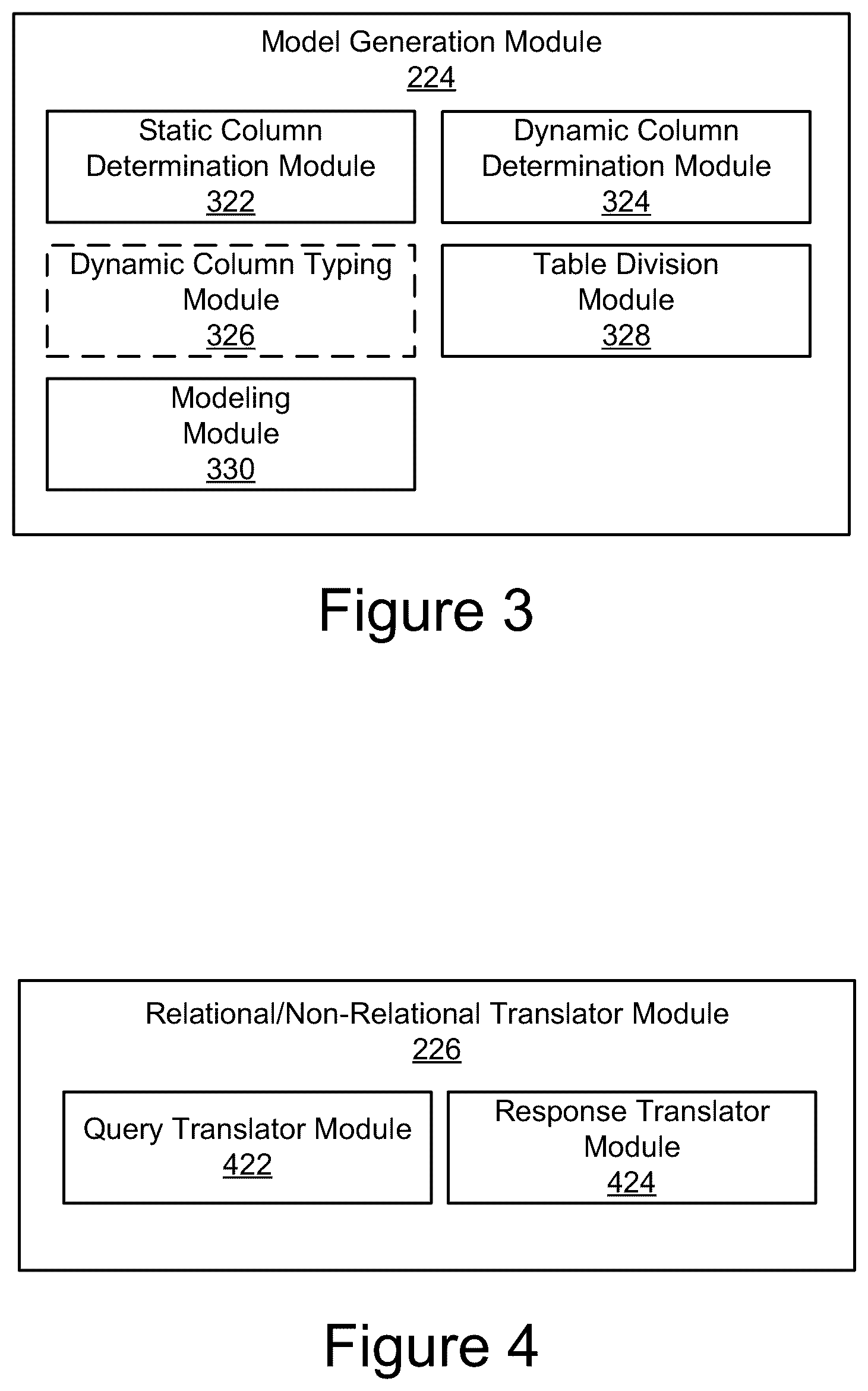 Patent US12174852 Figure 3 – Modeling of a non-relational database as a normalized relational database