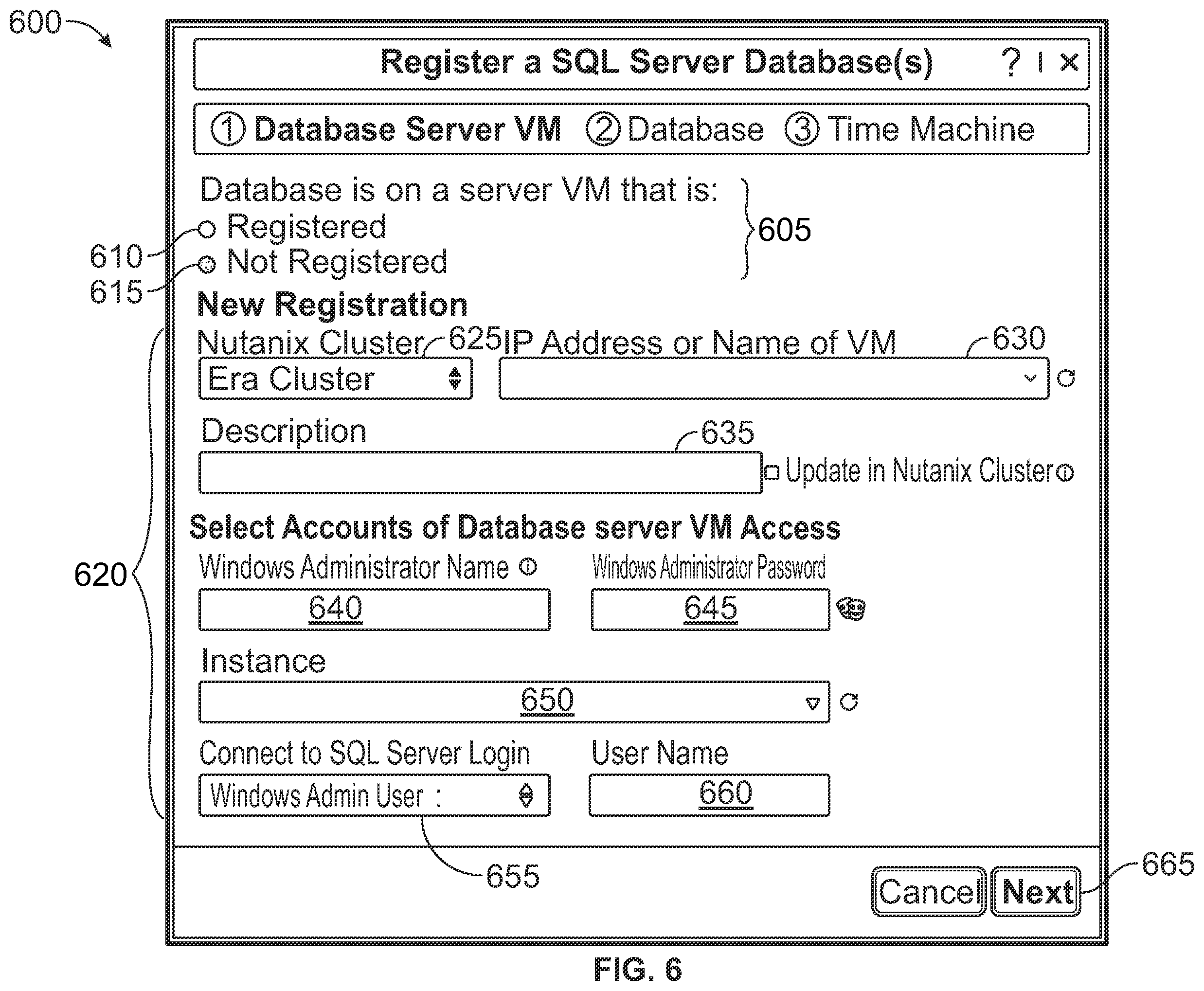 Patent US12174856 Figure 6 – Database group management