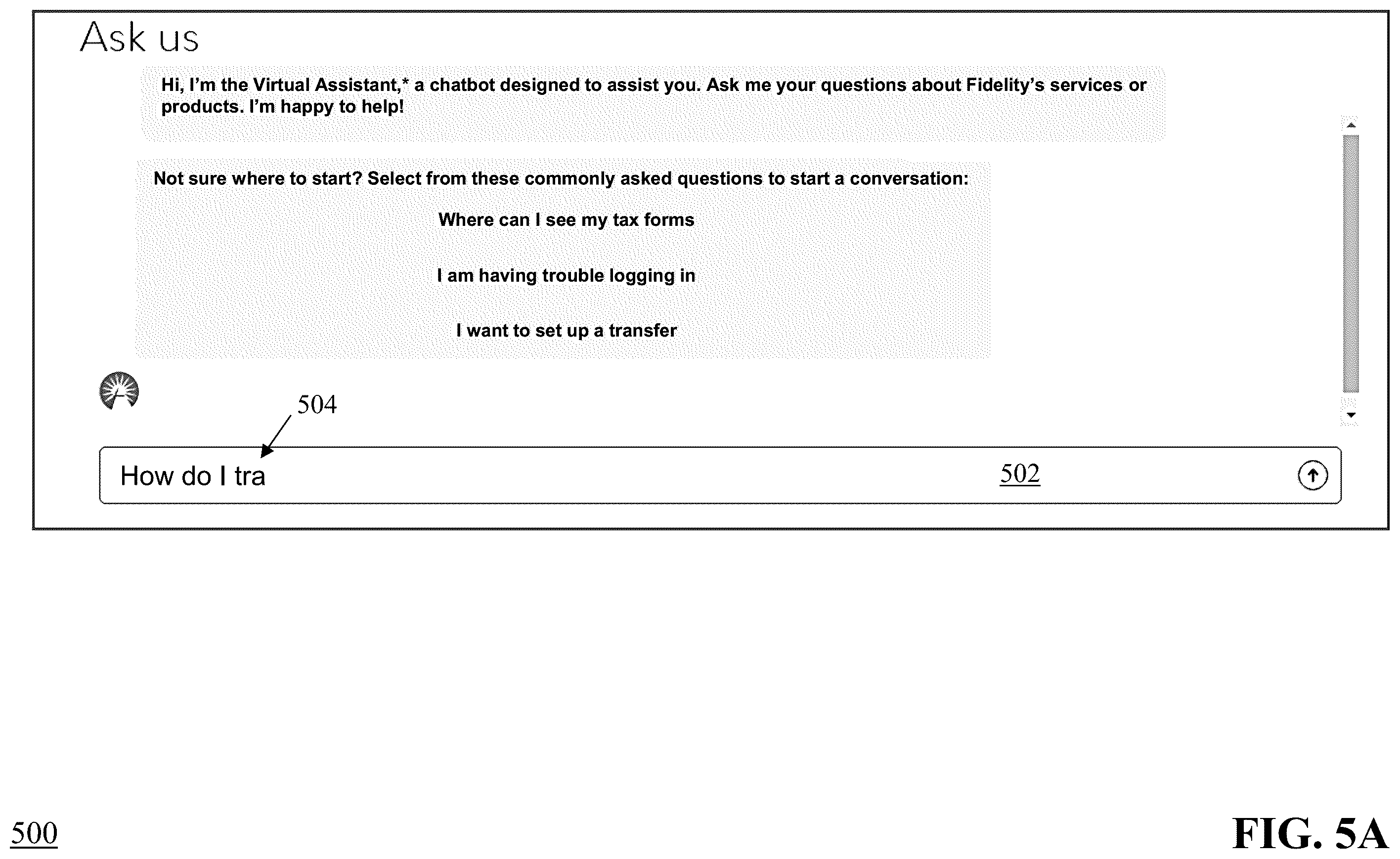 Patent US12174864 Figure 5 – Automatic intelligent query suggestion for information retrieval applications