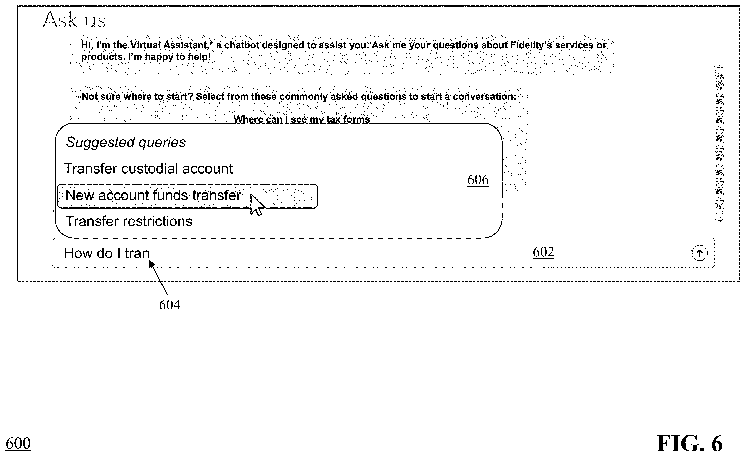 Patent US12174864 Figure 7 – Automatic intelligent query suggestion for information retrieval applications