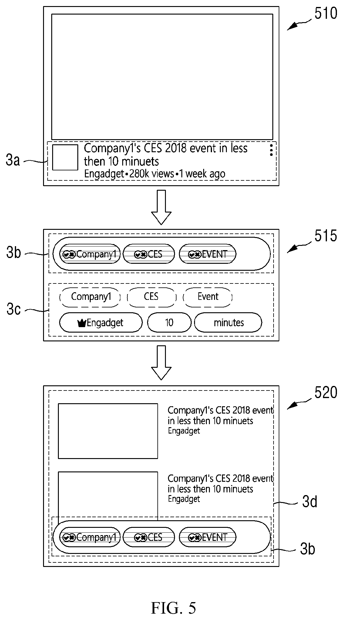 Patent US12174866 Figure 5 – Method and apparatus for searching contents