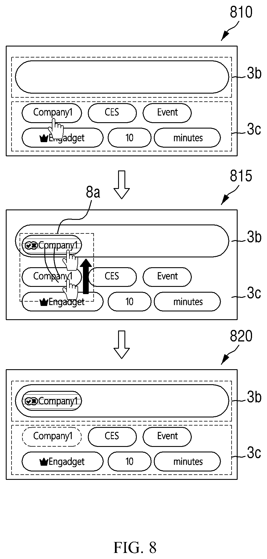 Patent US12174866 Figure 8 – Method and apparatus for searching contents