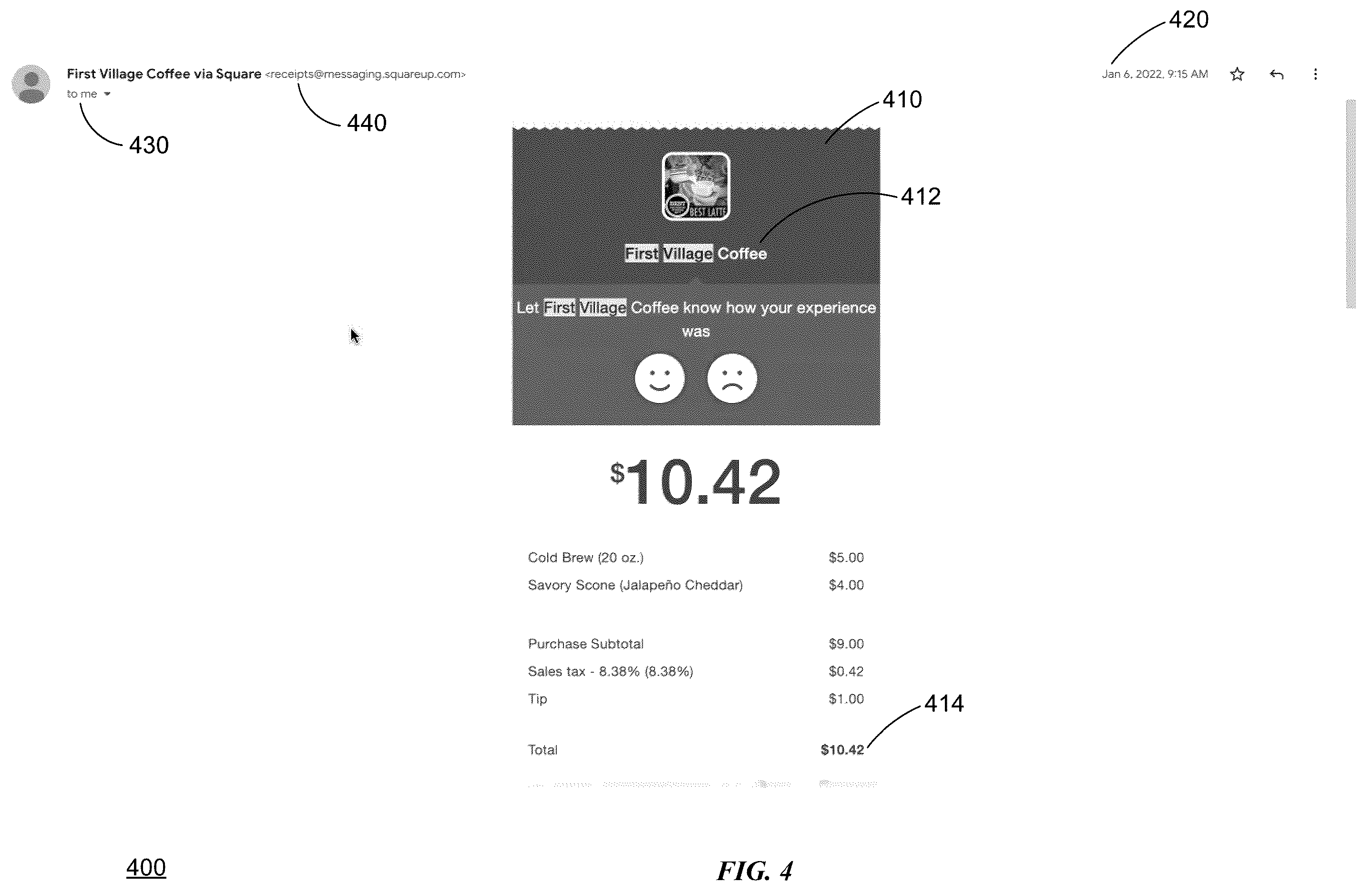 Patent US12174870 Figure 5 – Documentation record retrieval and transaction matching