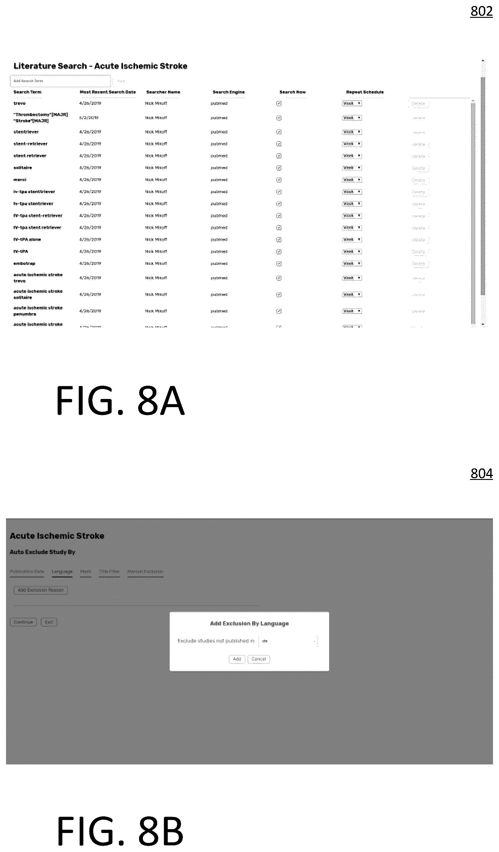 Patent US12174877 Figure 8 – System and method for data gathering and visualization