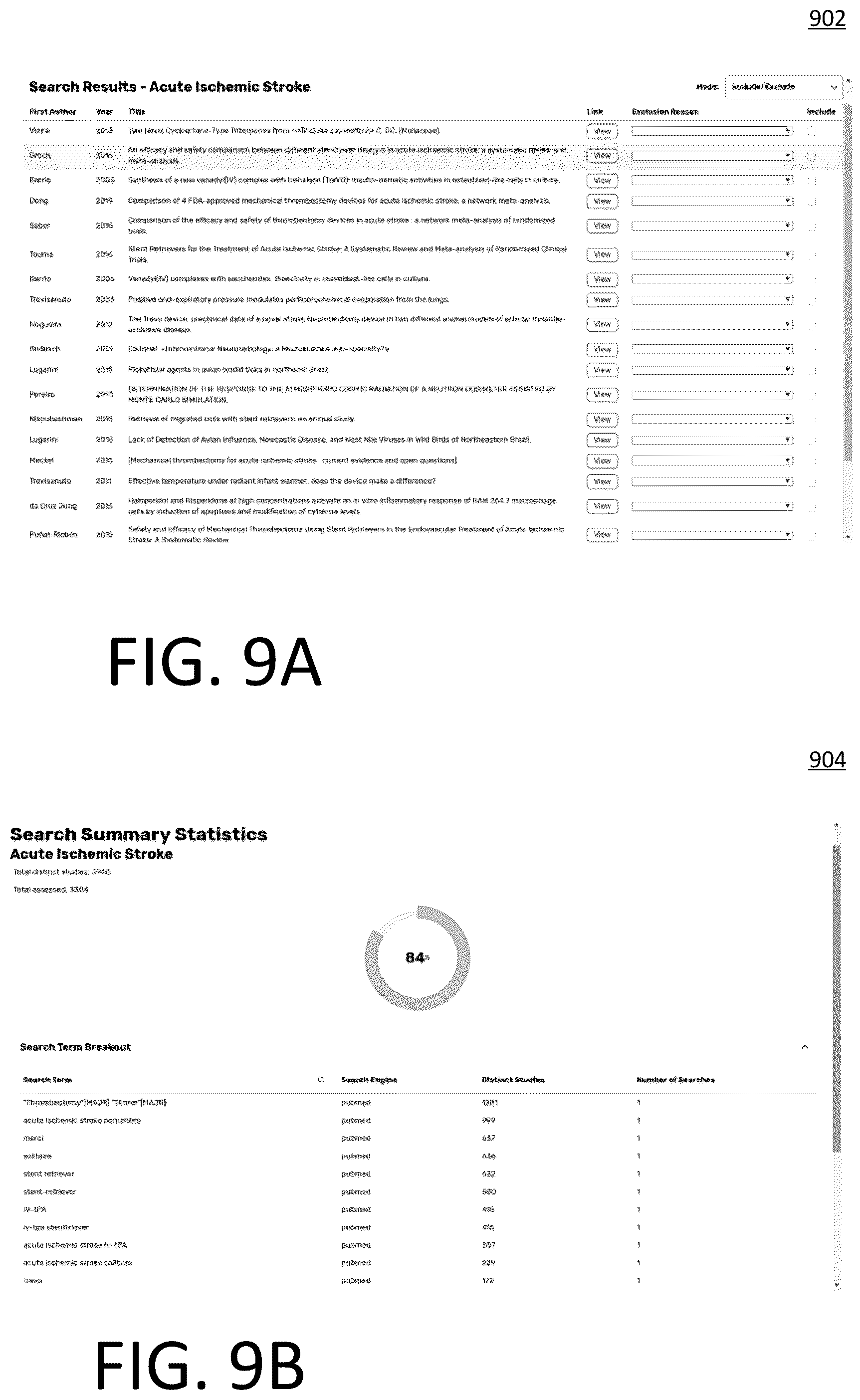 Patent US12174877 Figure 9 – System and method for data gathering and visualization