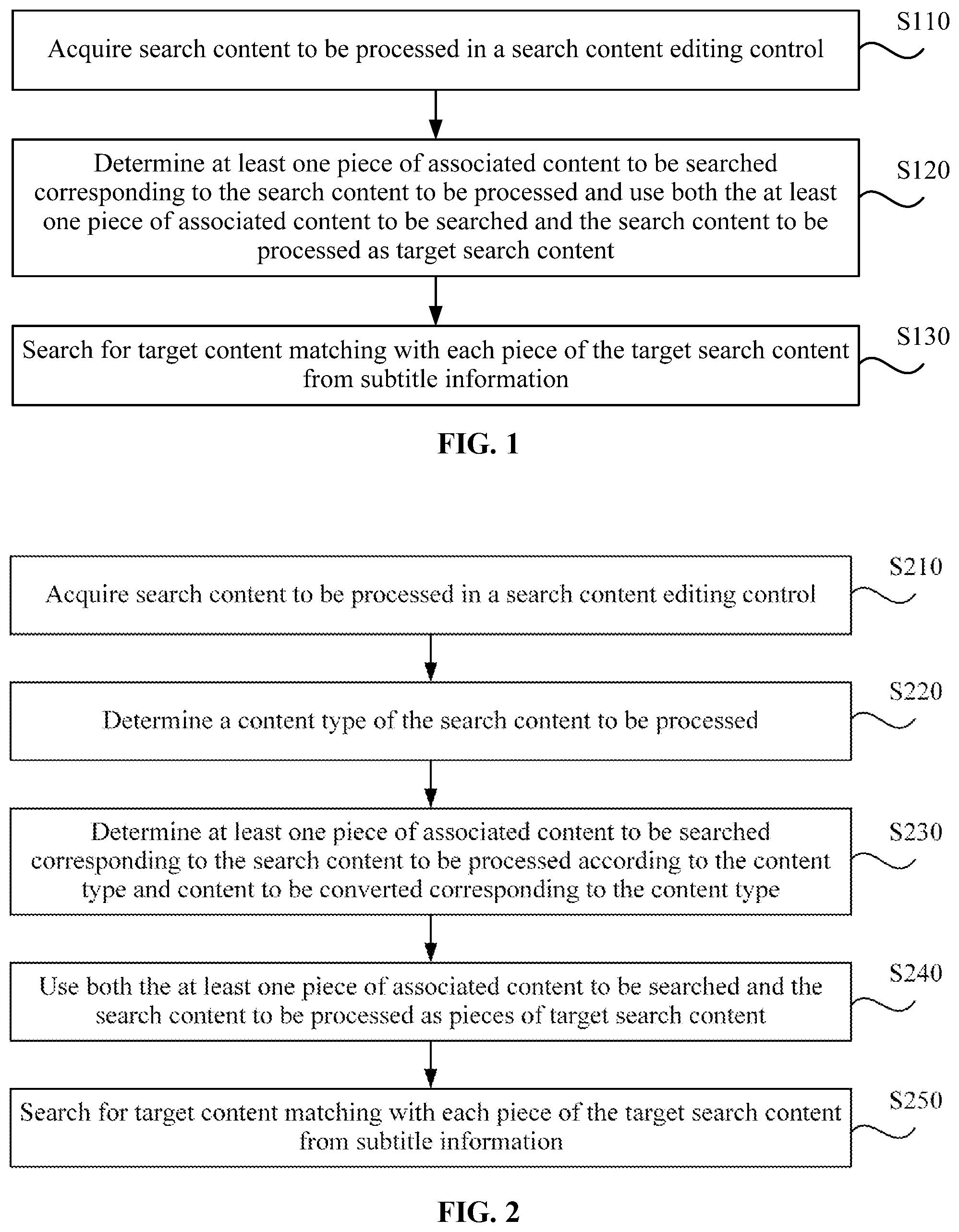 Patent US12174880 Figure 1 – Method for searching target content, and electronic device and storage medium