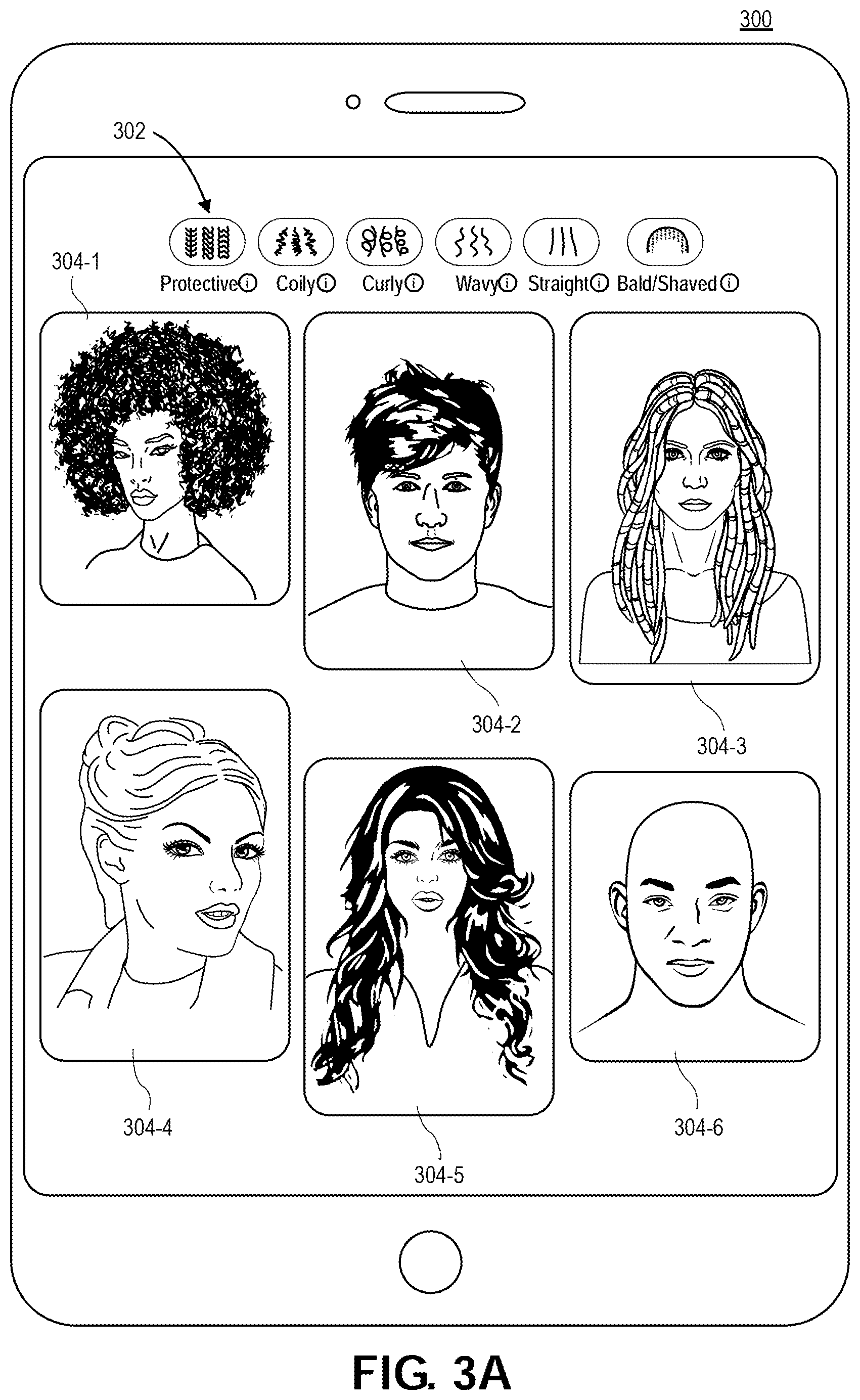 Patent US12174881 Figure 3 – Hair pattern determination and filtering