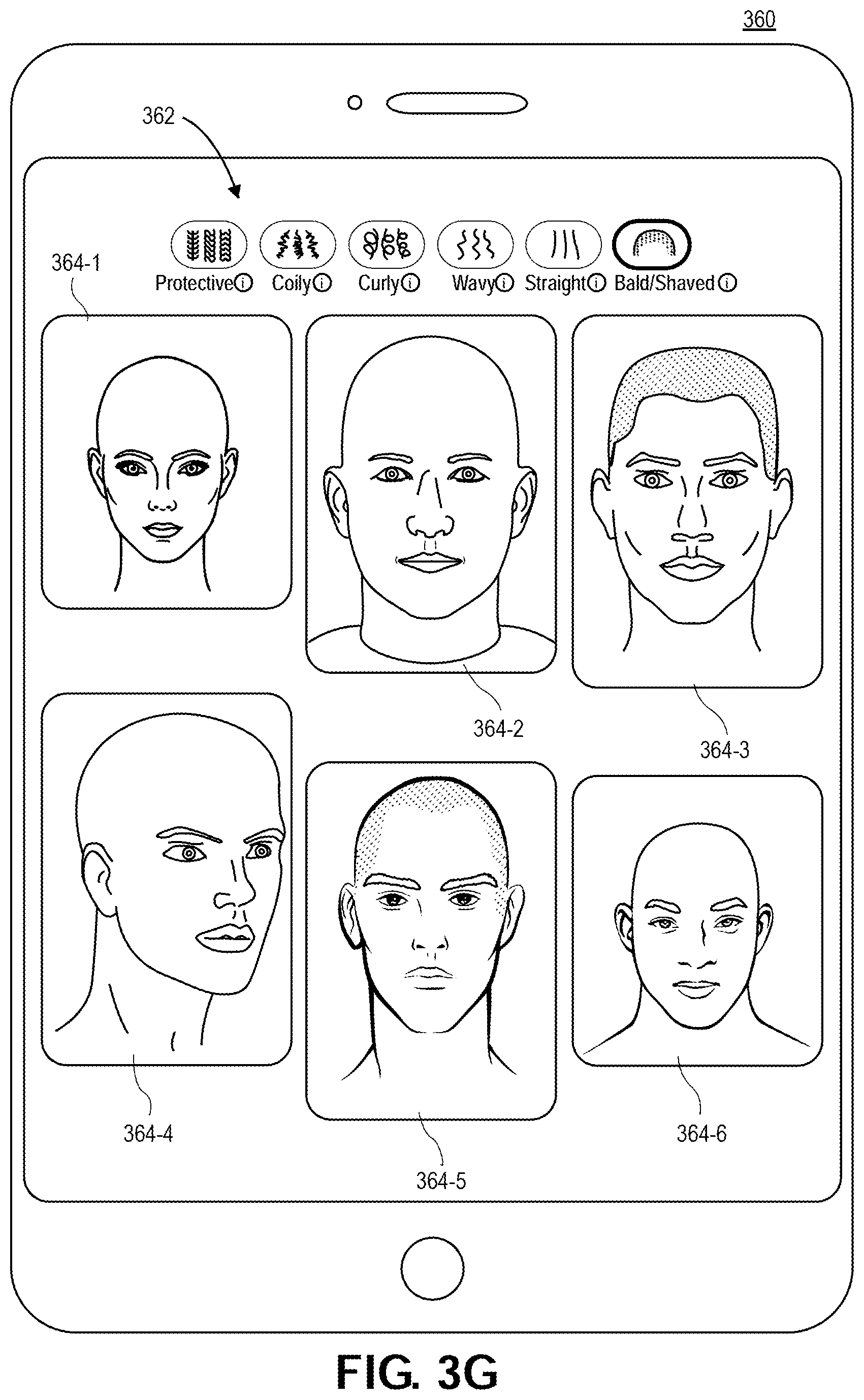 Patent US12174881 Figure 9 – Hair pattern determination and filtering