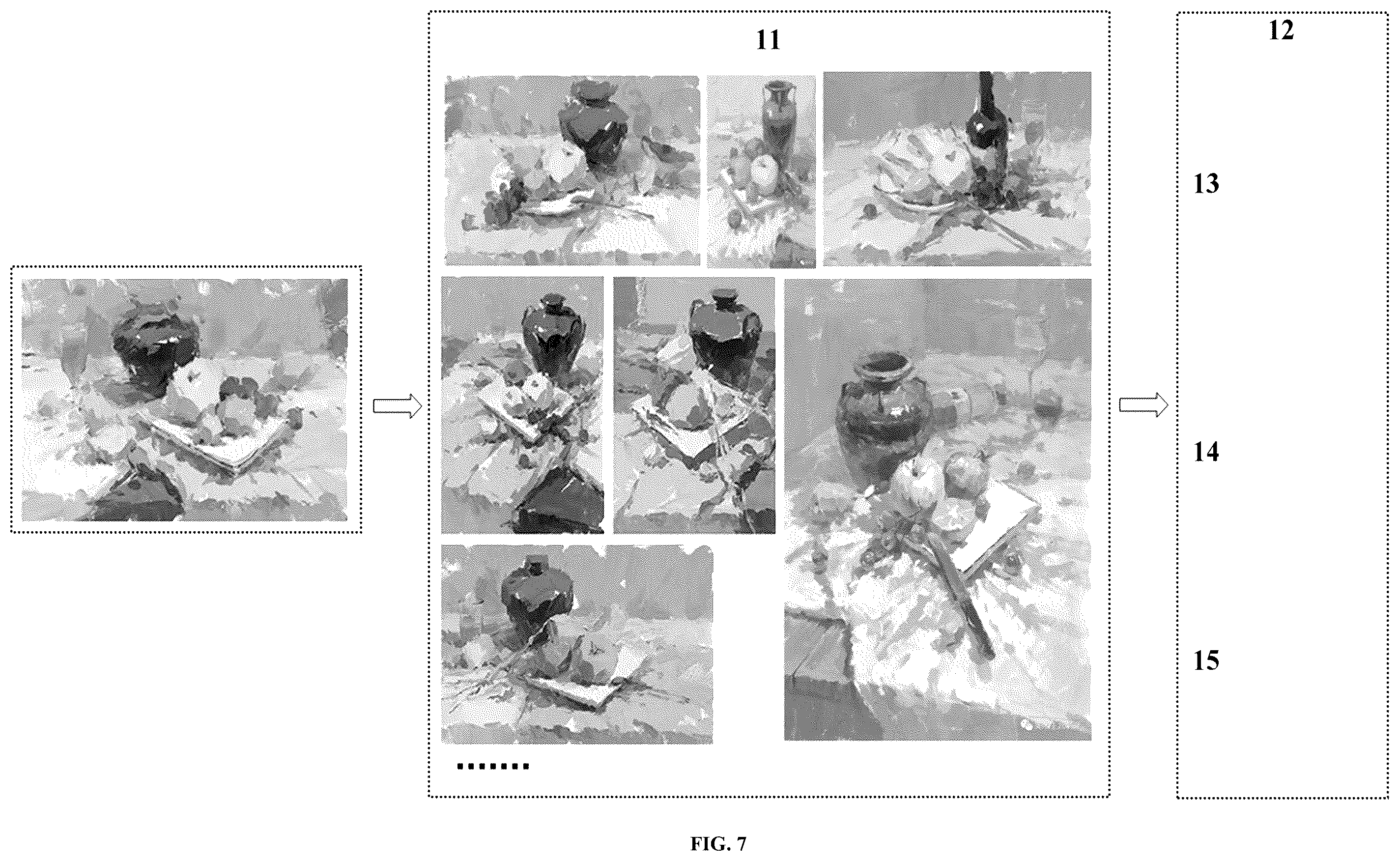 Patent US12174883 Figure 7 – Retrieval and push method based on fine art image tag, and use thereof