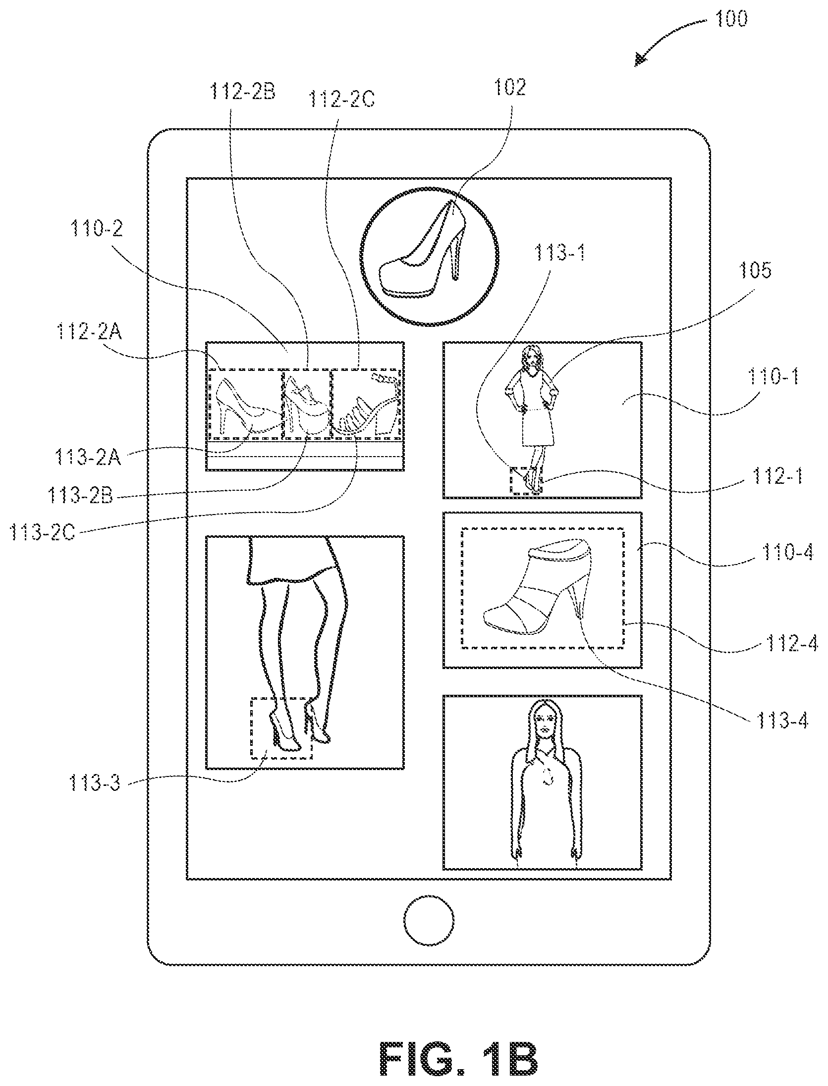Patent US12174884 Figure 2 – Textual and image based search