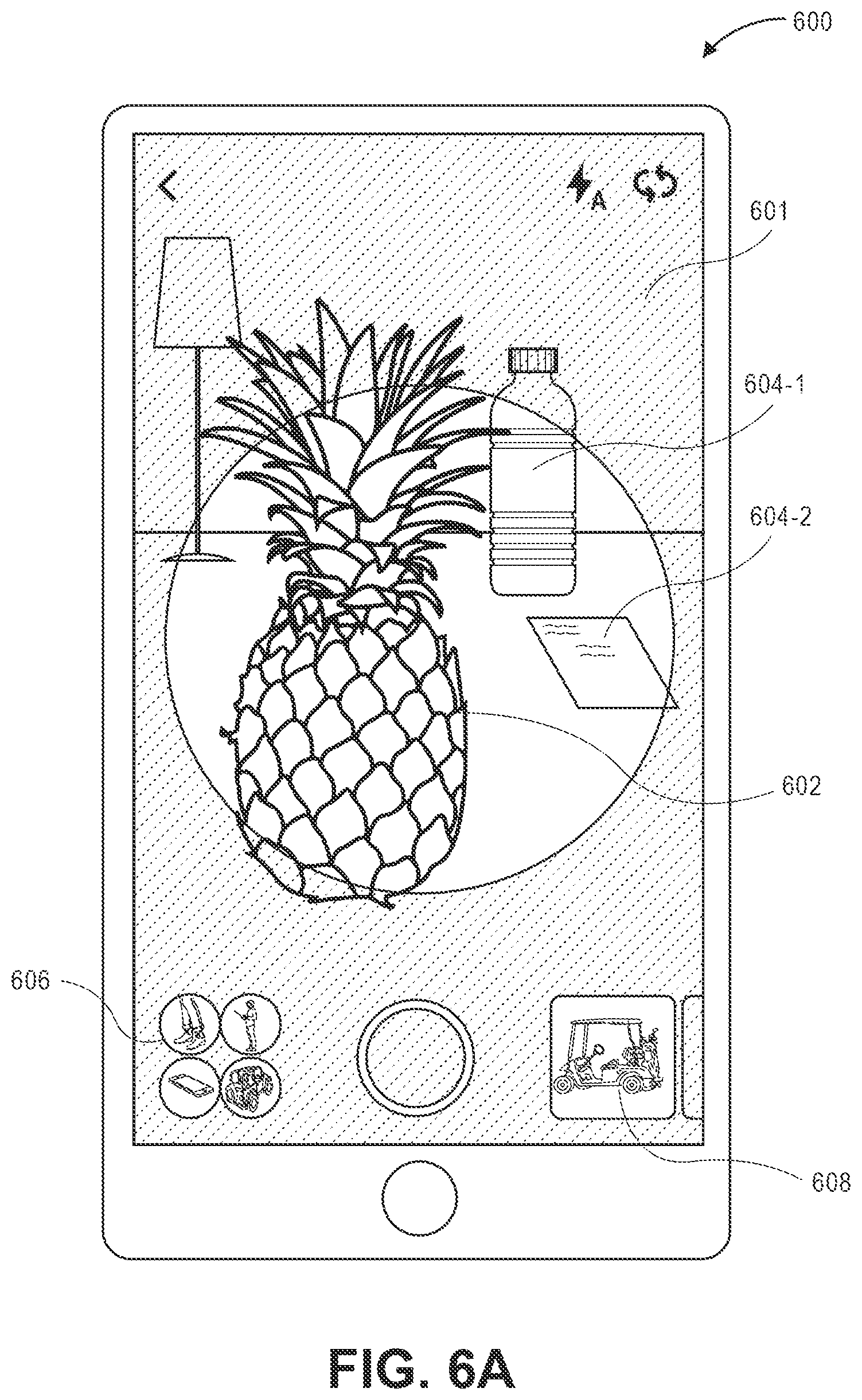 Patent US12174884 Figure 7 – Textual and image based search