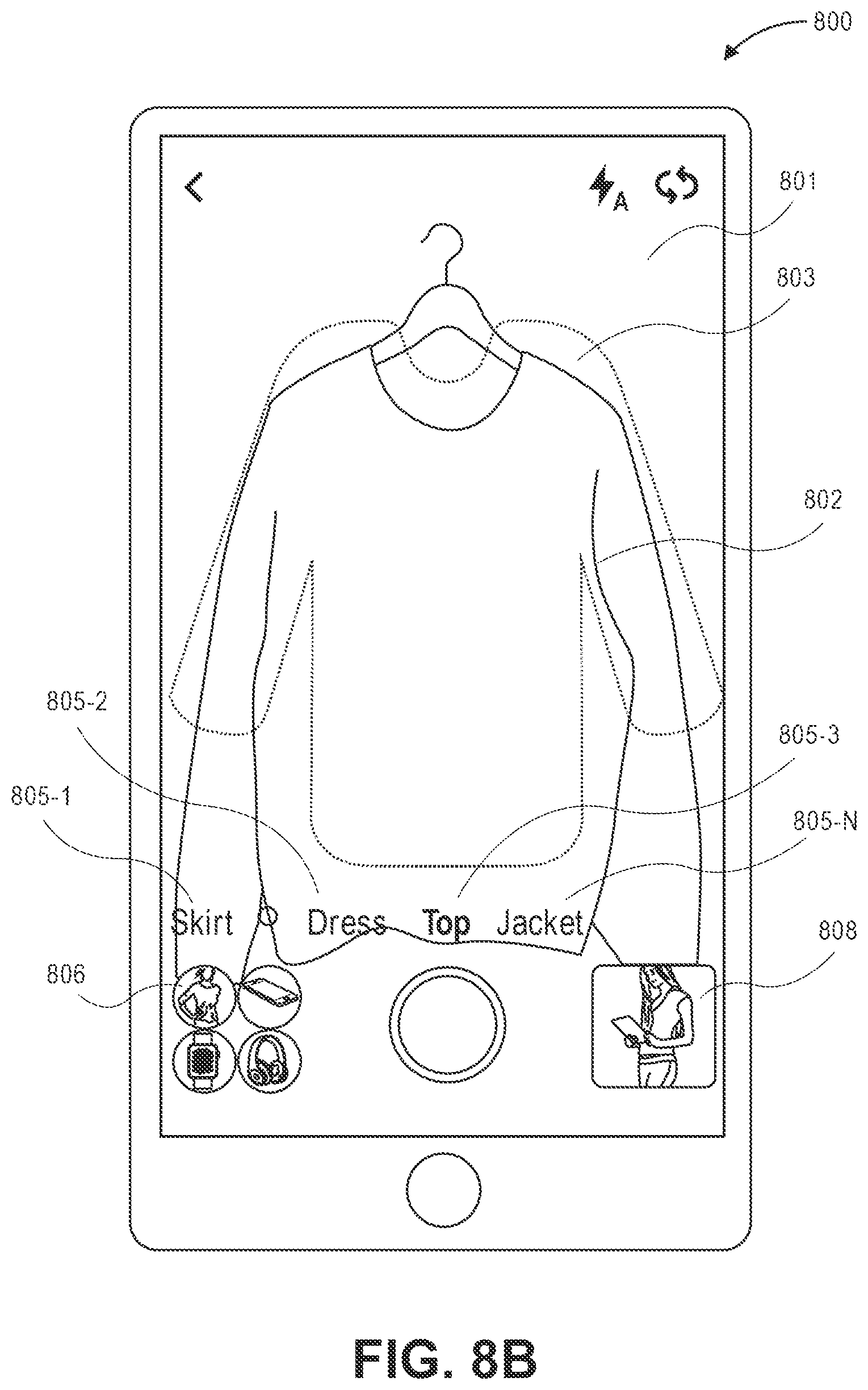 Patent US12174884 Figure 11 – Textual and image based search