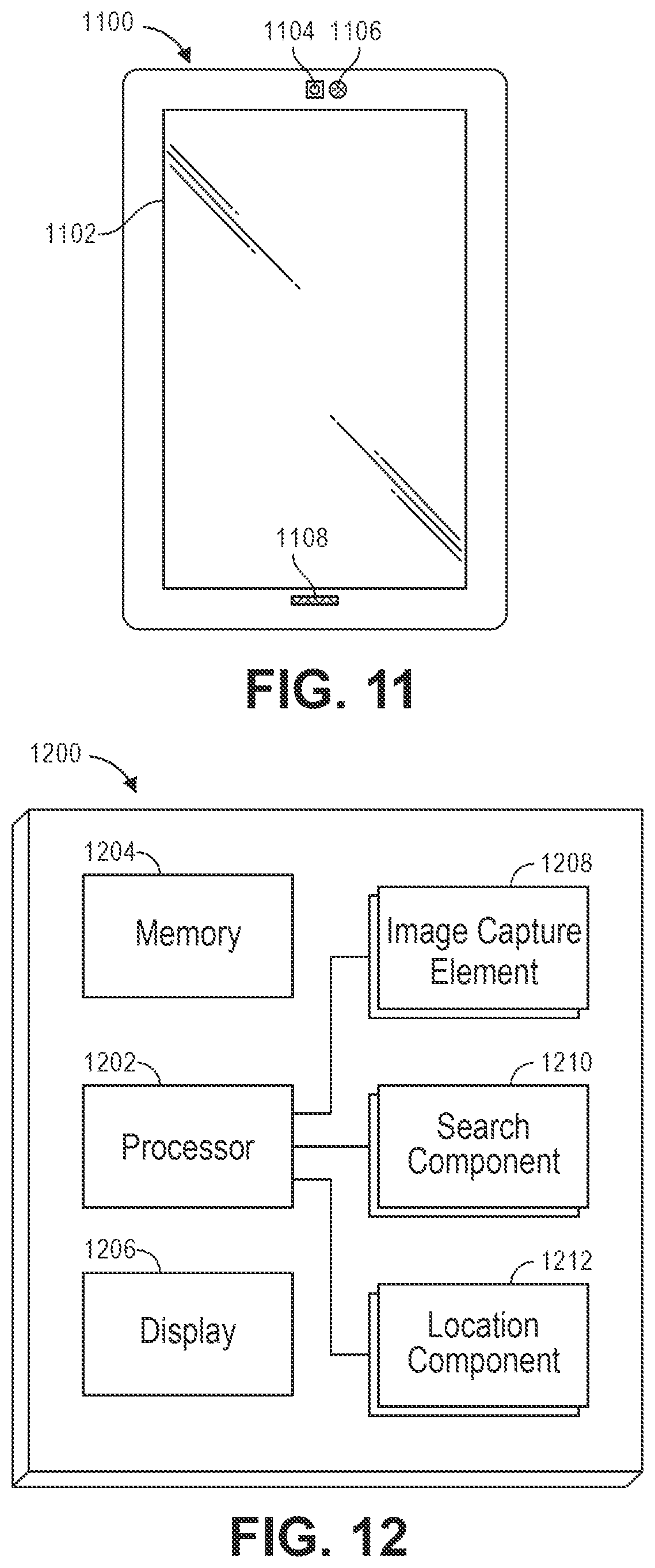 Patent US12174884 Figure 16 – Textual and image based search