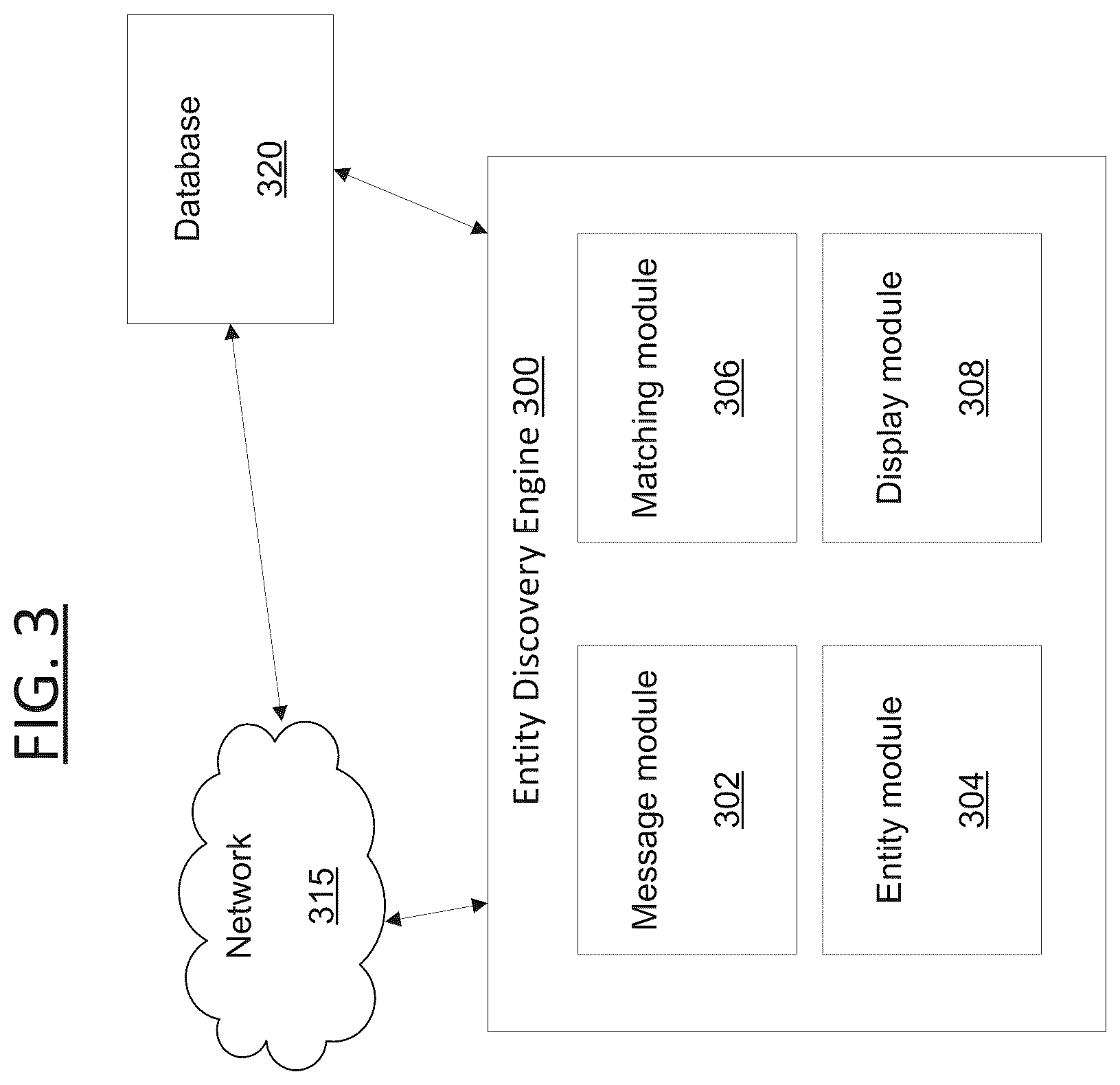 Patent US12174892 Figure 3 – Computerized system and method for extracting entity information from text communications and displaying content based therefrom