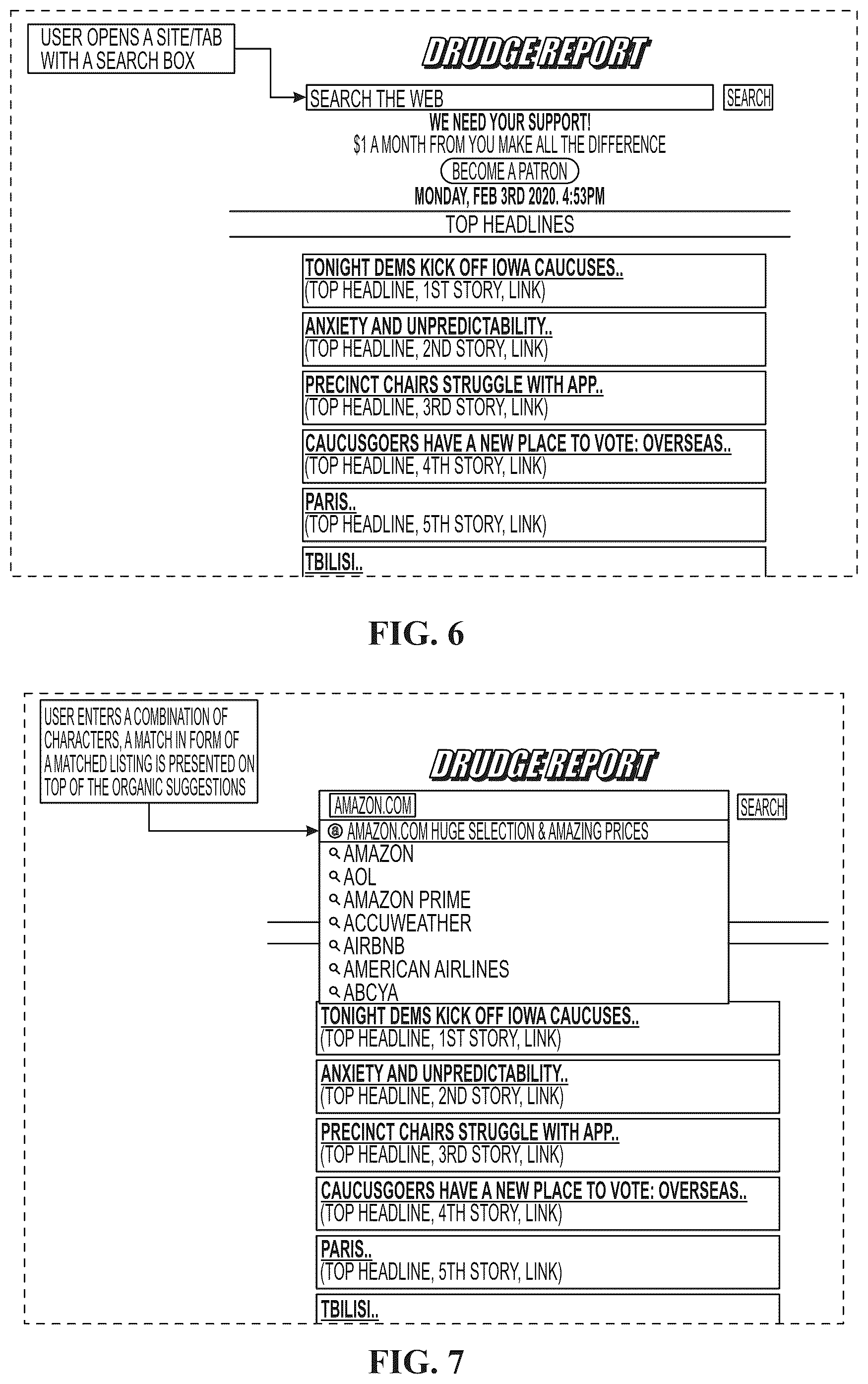 Patent US12174894 Figure 7 – Computer implemented system and methods for implementing advertisement placement via internet