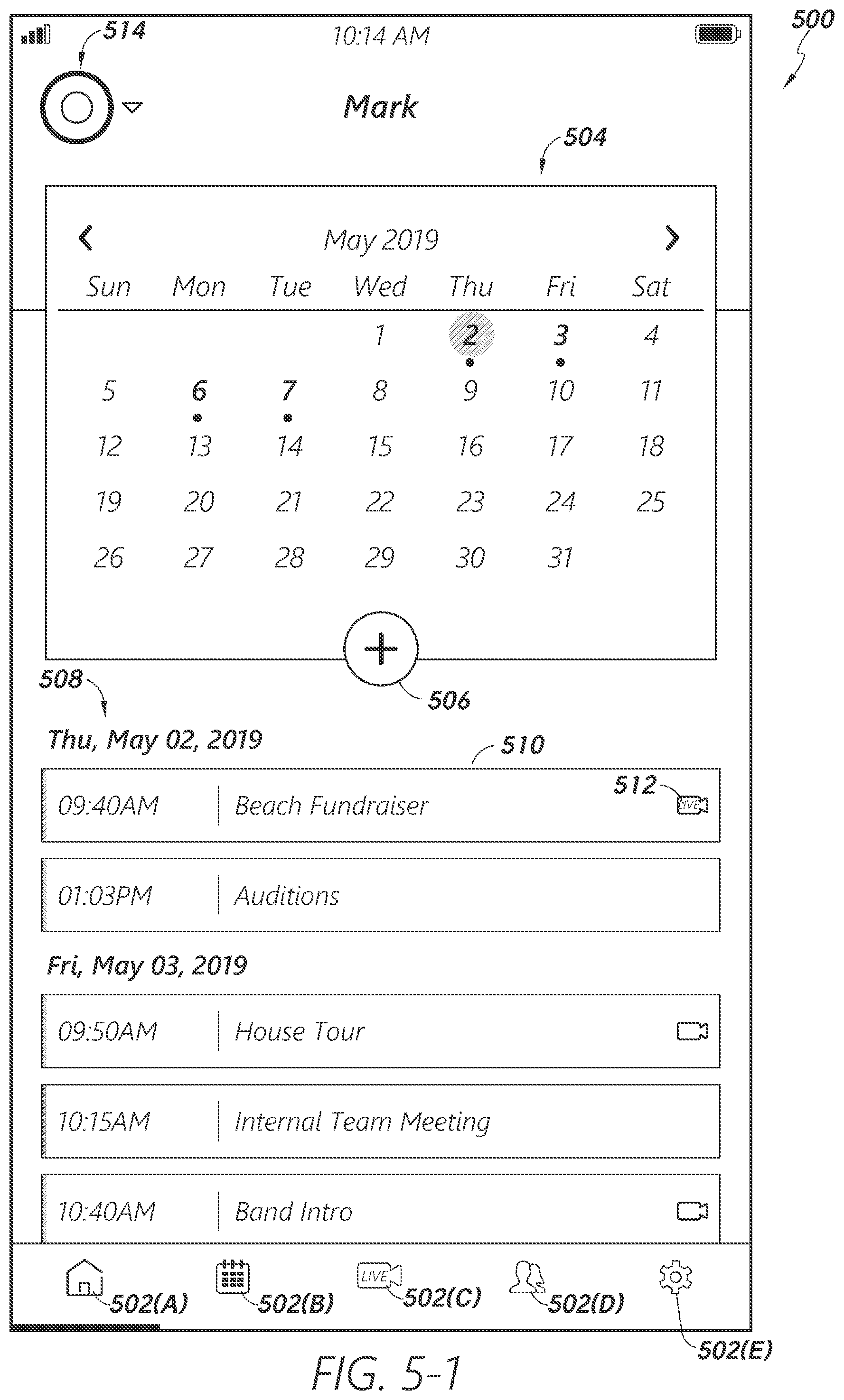 Patent US12174896 Figure 8 – Data structure visualization and management for real-time data