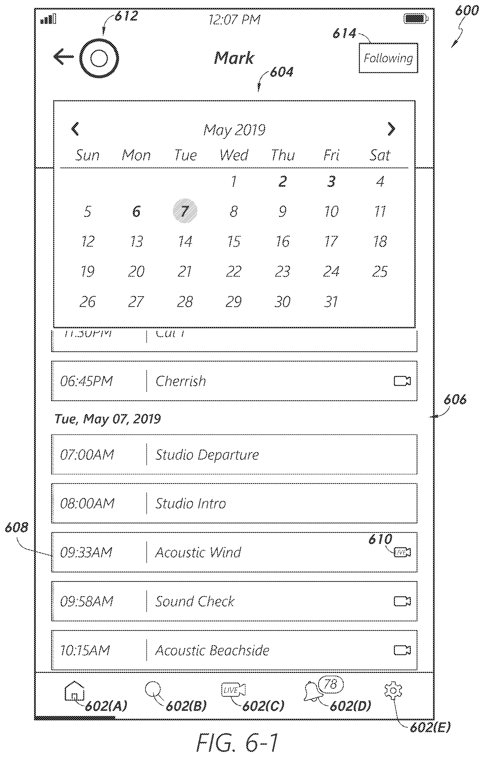 Patent US12174896 Figure 15 – Data structure visualization and management for real-time data