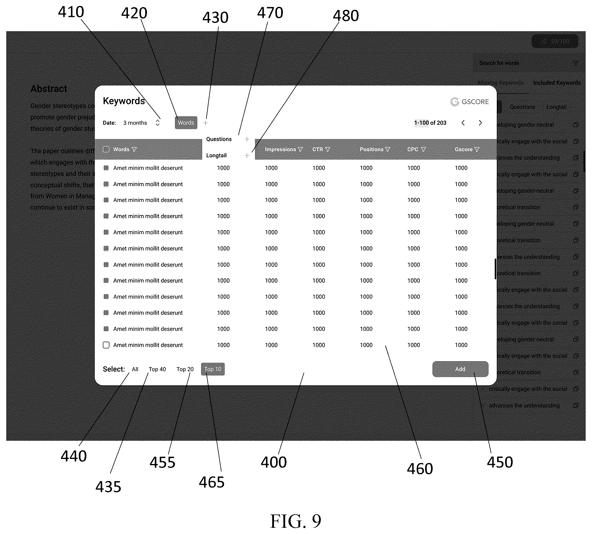 Patent US12174905 Figure 9 – Systems, devices, and methods for search engine optimization