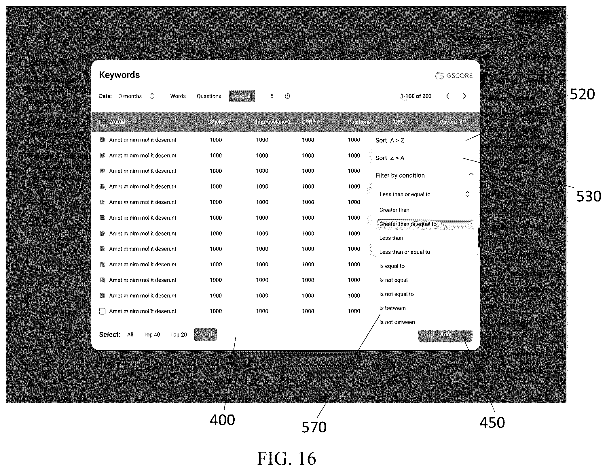 Patent US12174905 Figure 16 – Systems, devices, and methods for search engine optimization
