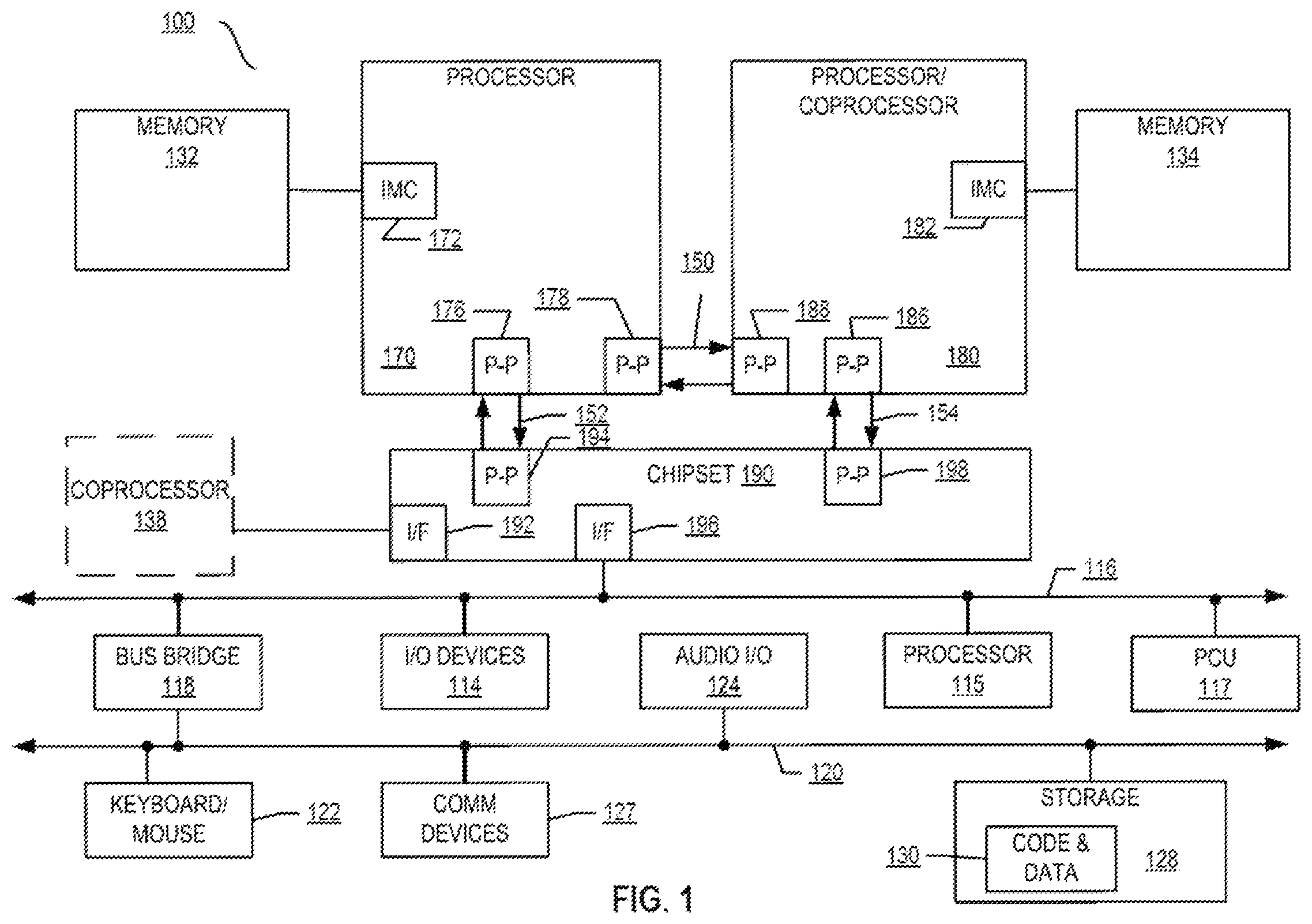 Patent US12174911 Figure 1 – Apparatus and method for complex matrix multiplication