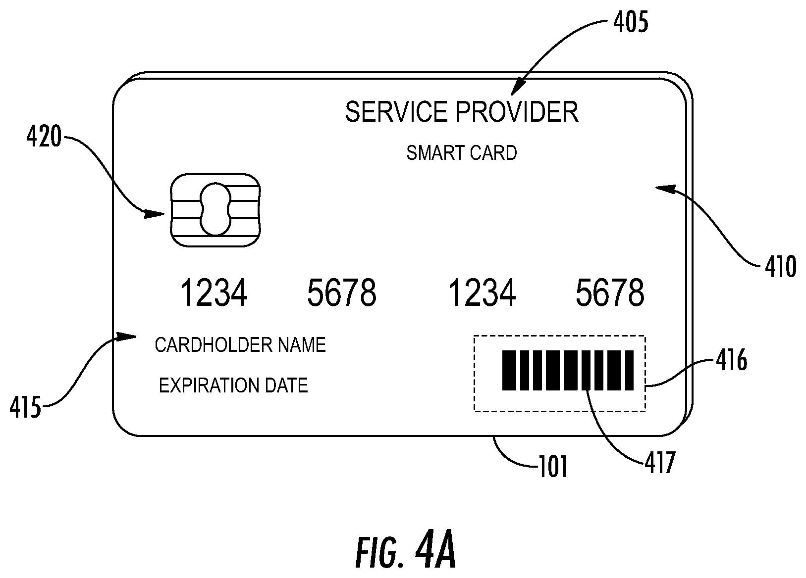 Patent US12174929 Figure 3 – Steganographic image encoding of biometric template information on a card