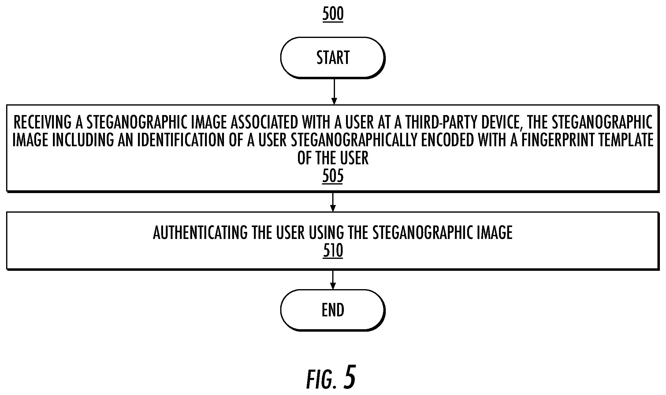 Patent US12174929 Figure 5 – Steganographic image encoding of biometric template information on a card