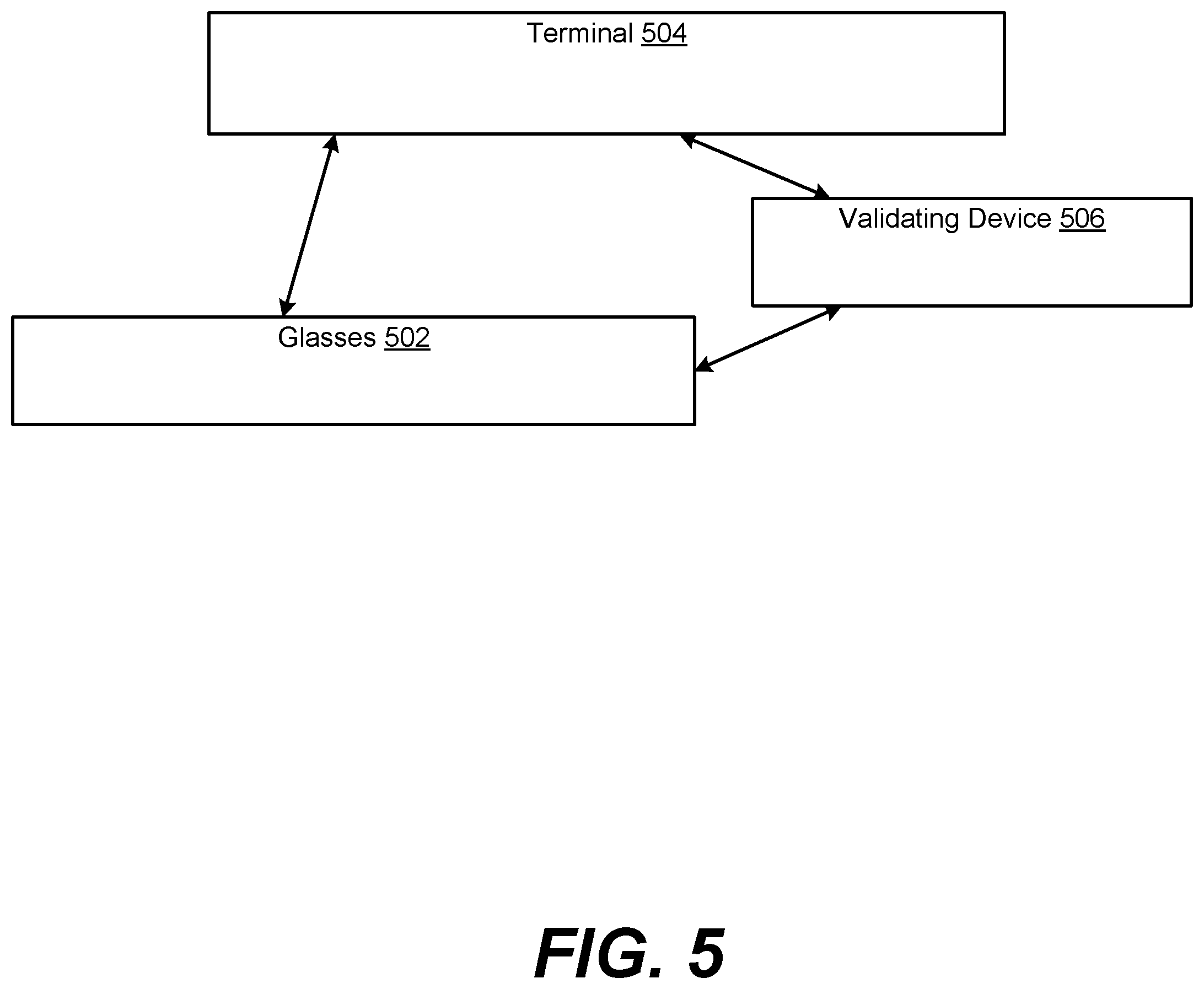 Patent US12174931 Figure 5 – Device access using a head-mounted device