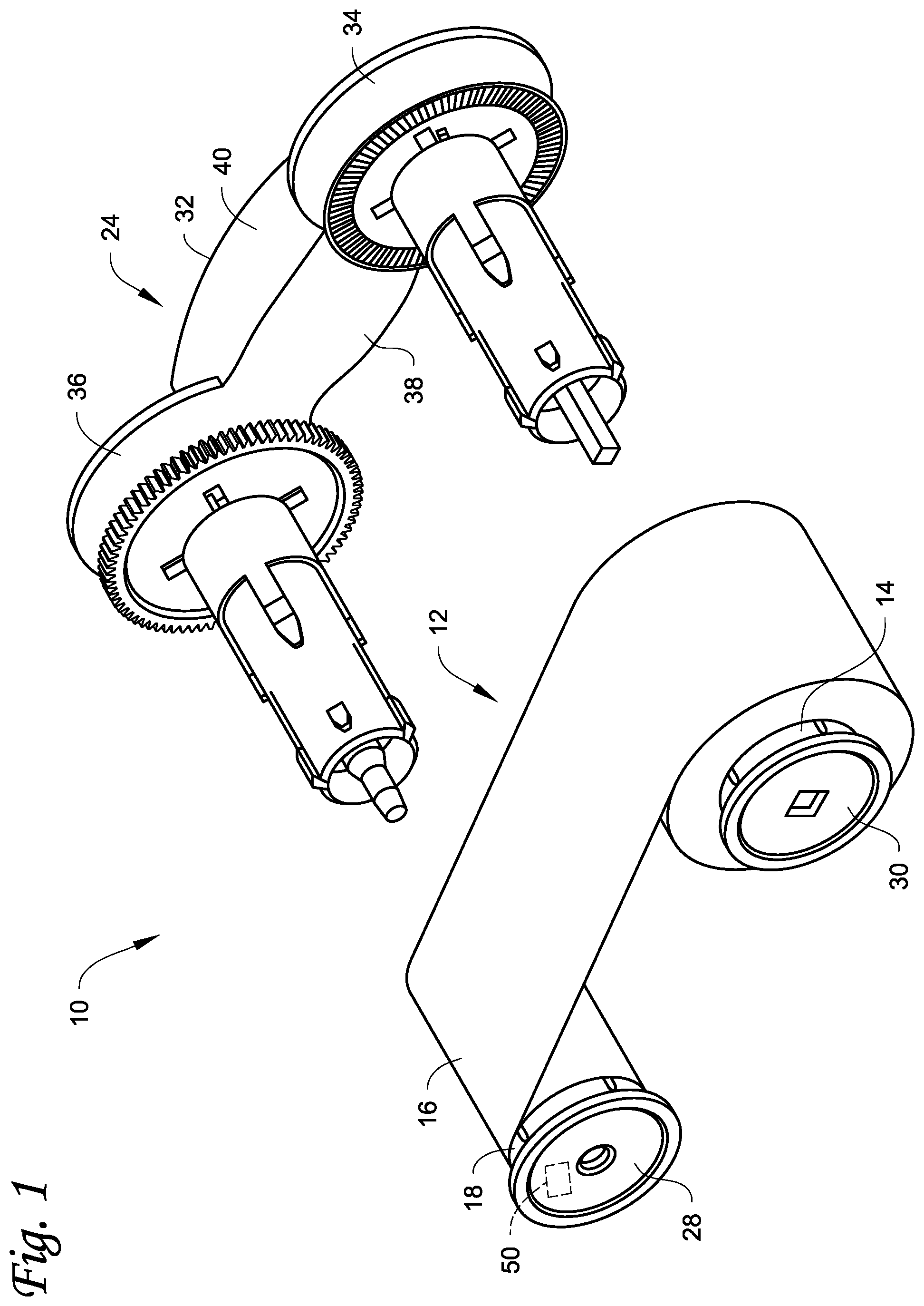 Patent US12174936 Figure 1 – Remote programming of unique and secure supply tags