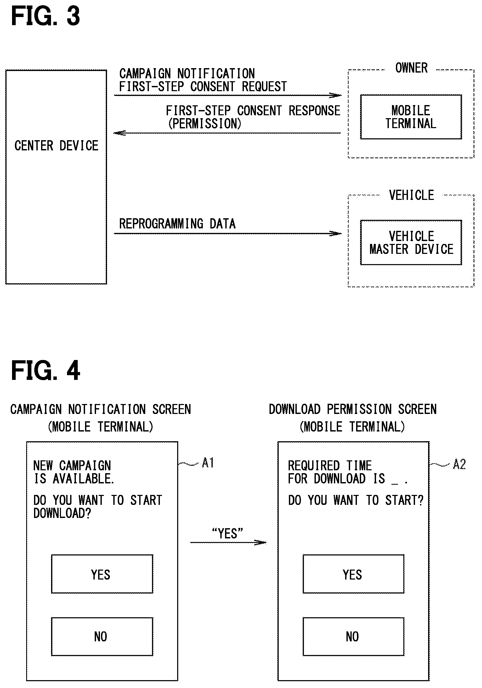 Patent US12174977 Figure 3 – Center device on a vehicle network, data distribution system and storage medium storing computer program for distribution control for re-programming ECUS