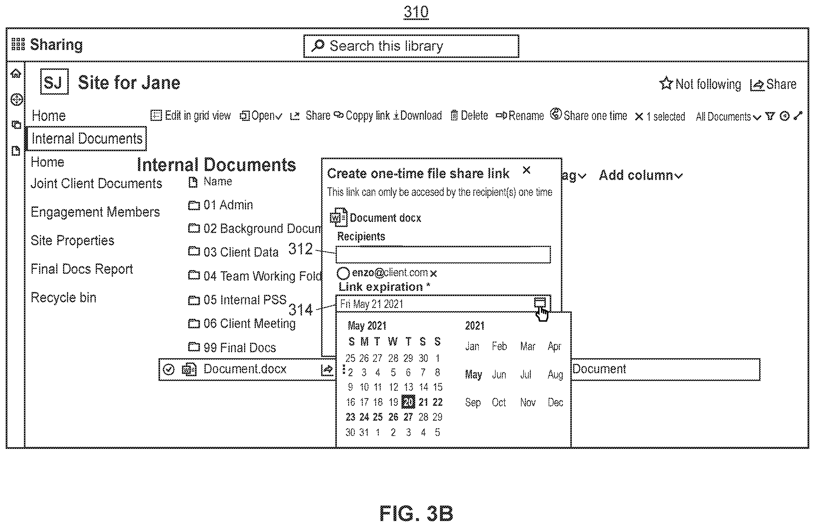 Patent US12174978 Figure 5 – Systems and methods to provide temporary document access for secure file sharing