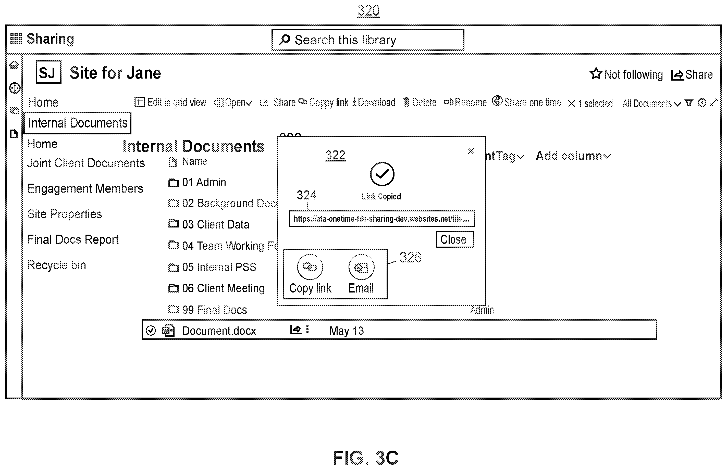 Patent US12174978 Figure 6 – Systems and methods to provide temporary document access for secure file sharing