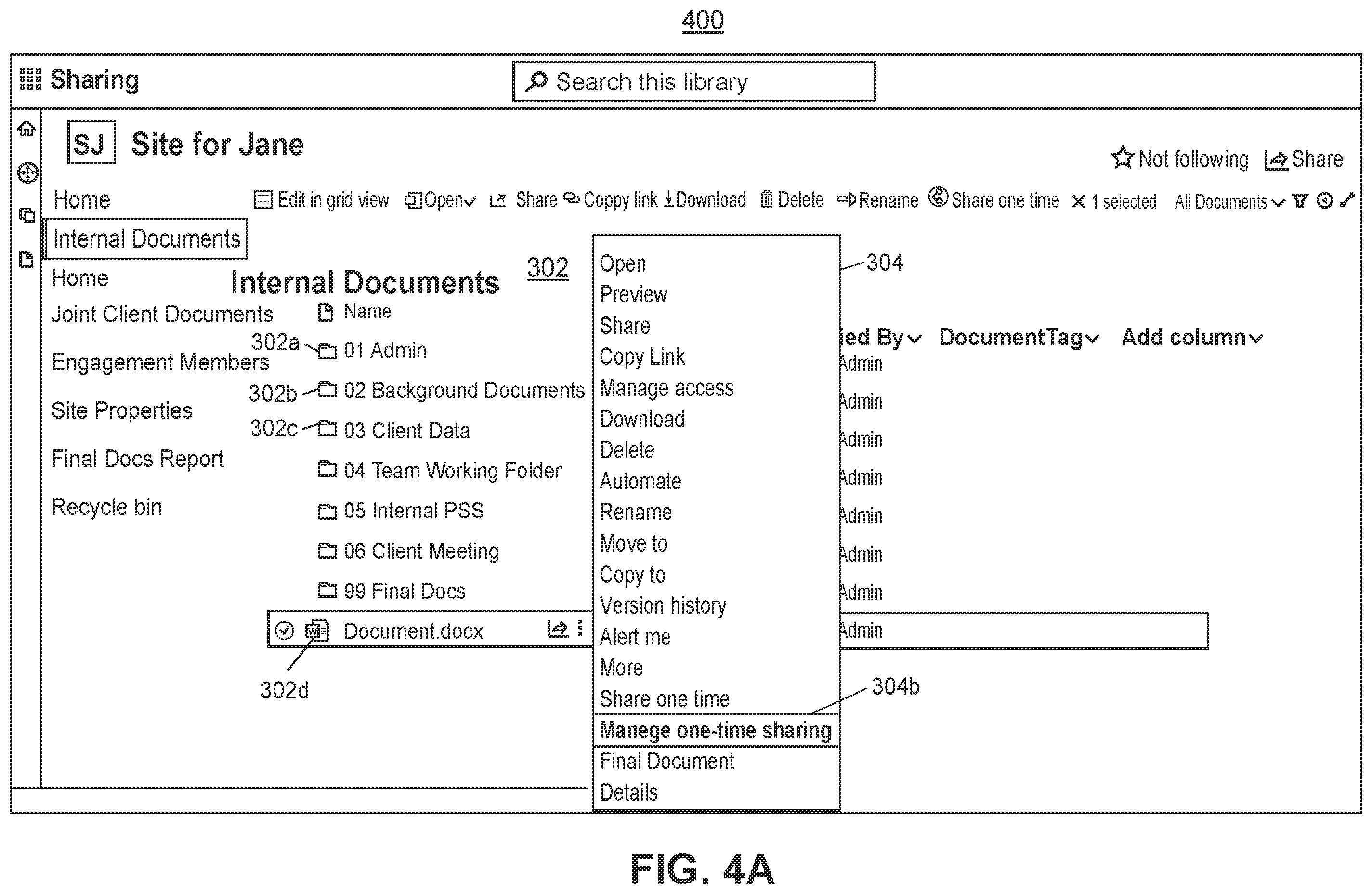 Patent US12174978 Figure 8 – Systems and methods to provide temporary document access for secure file sharing