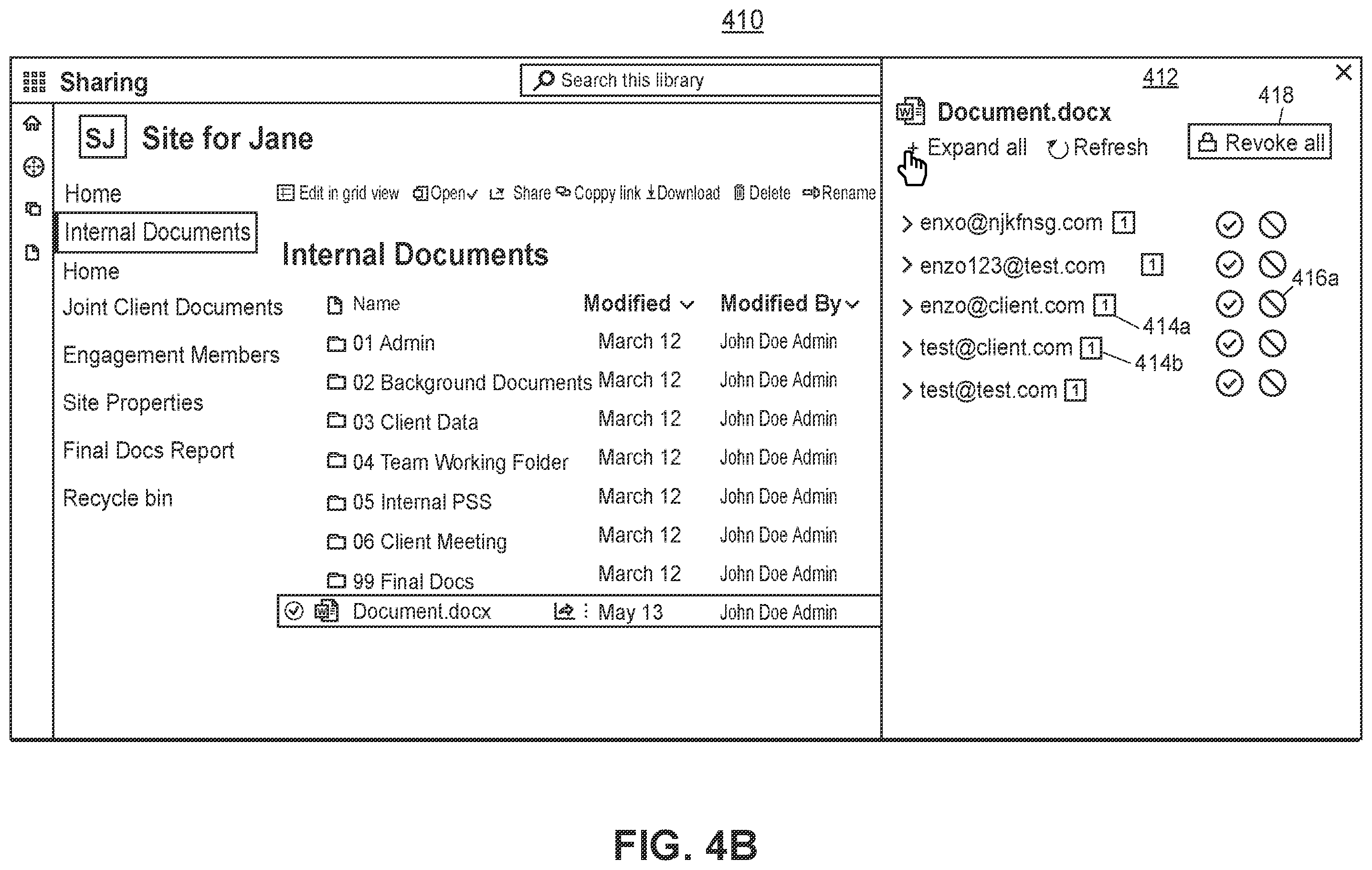 Patent US12174978 Figure 9 – Systems and methods to provide temporary document access for secure file sharing
