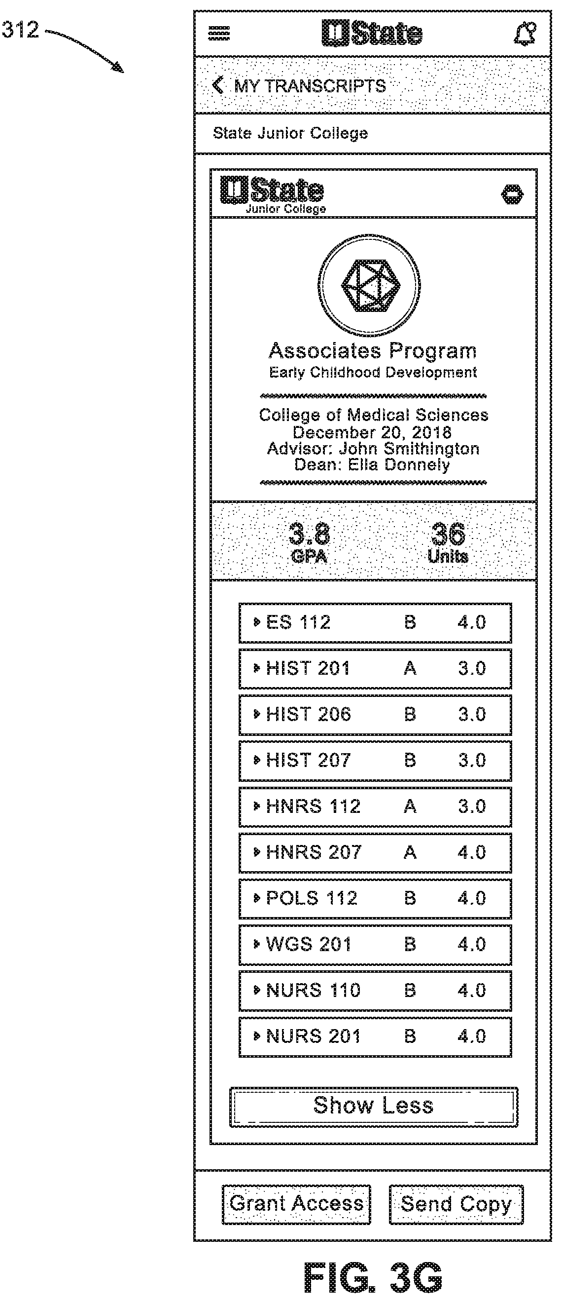 Patent US12174982 Figure 9 – Distributed and blockchain-based student academic ledger systems and methods