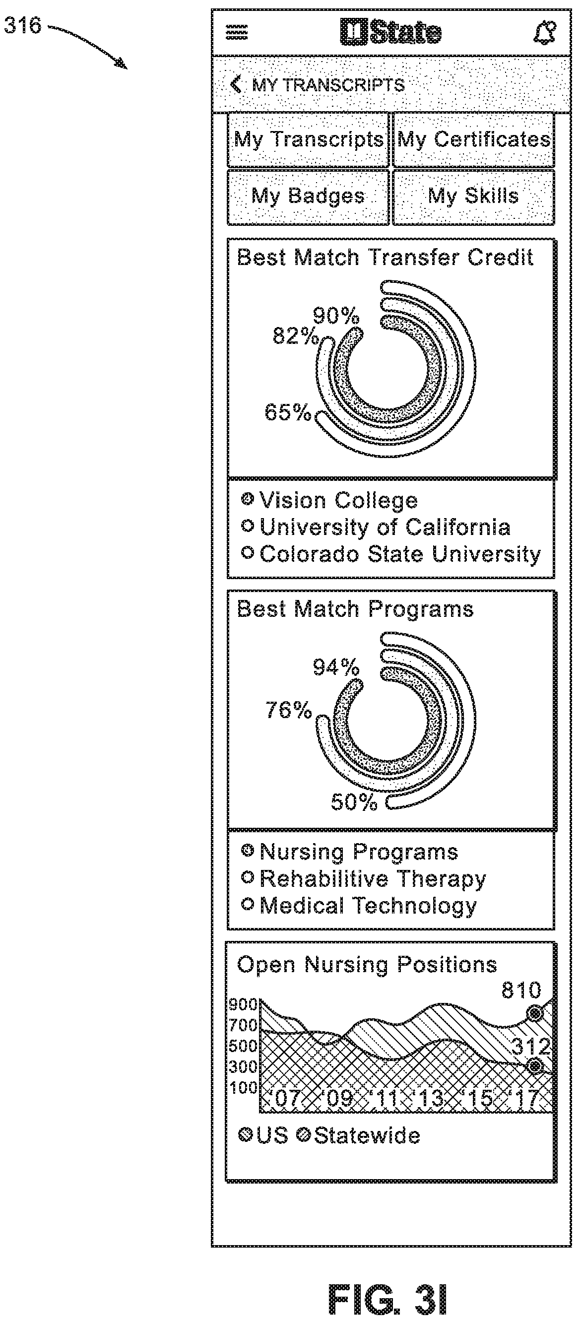 Patent US12174982 Figure 11 – Distributed and blockchain-based student academic ledger systems and methods