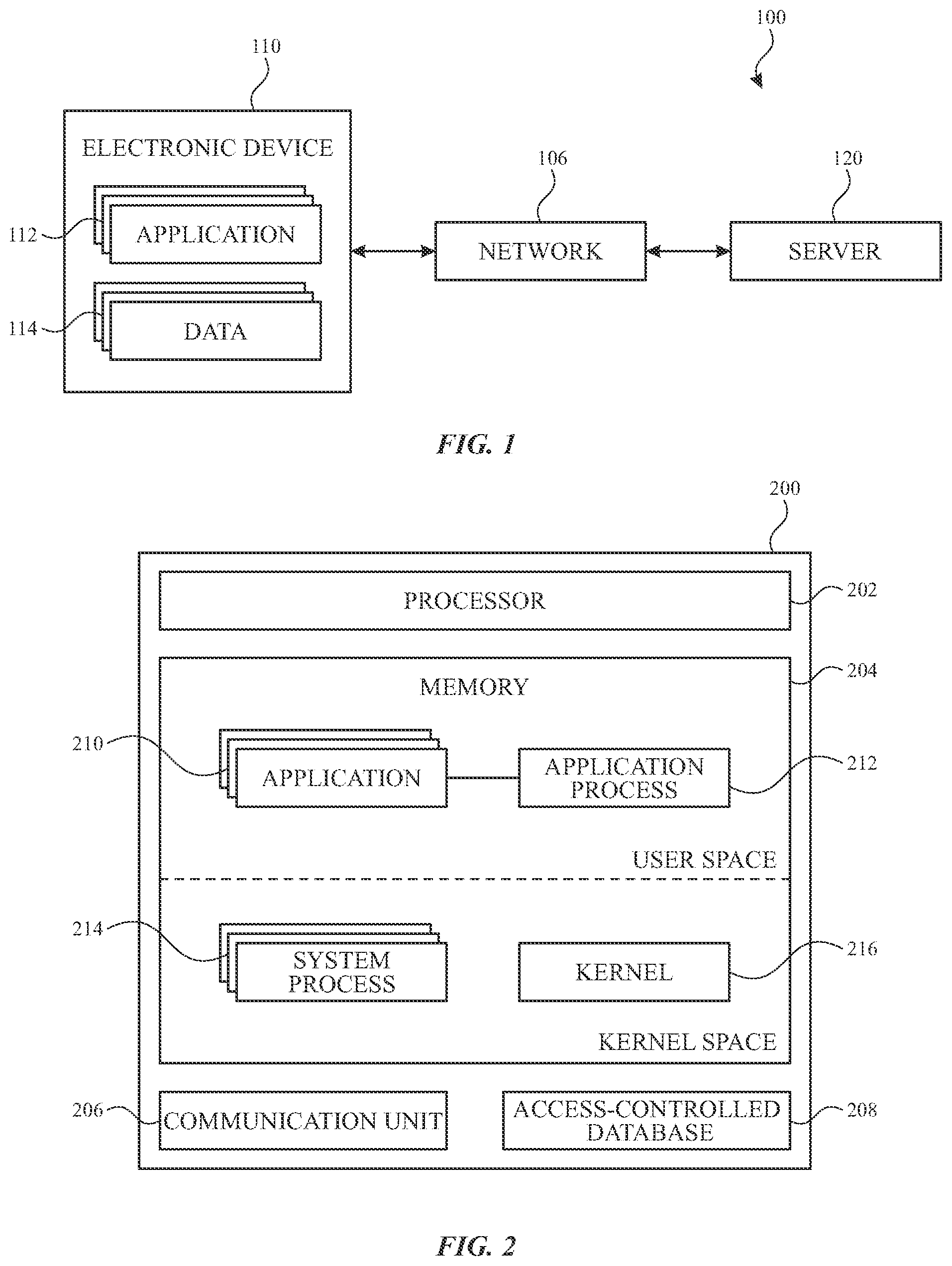Patent US12174984 Figure 1 – Application access logger