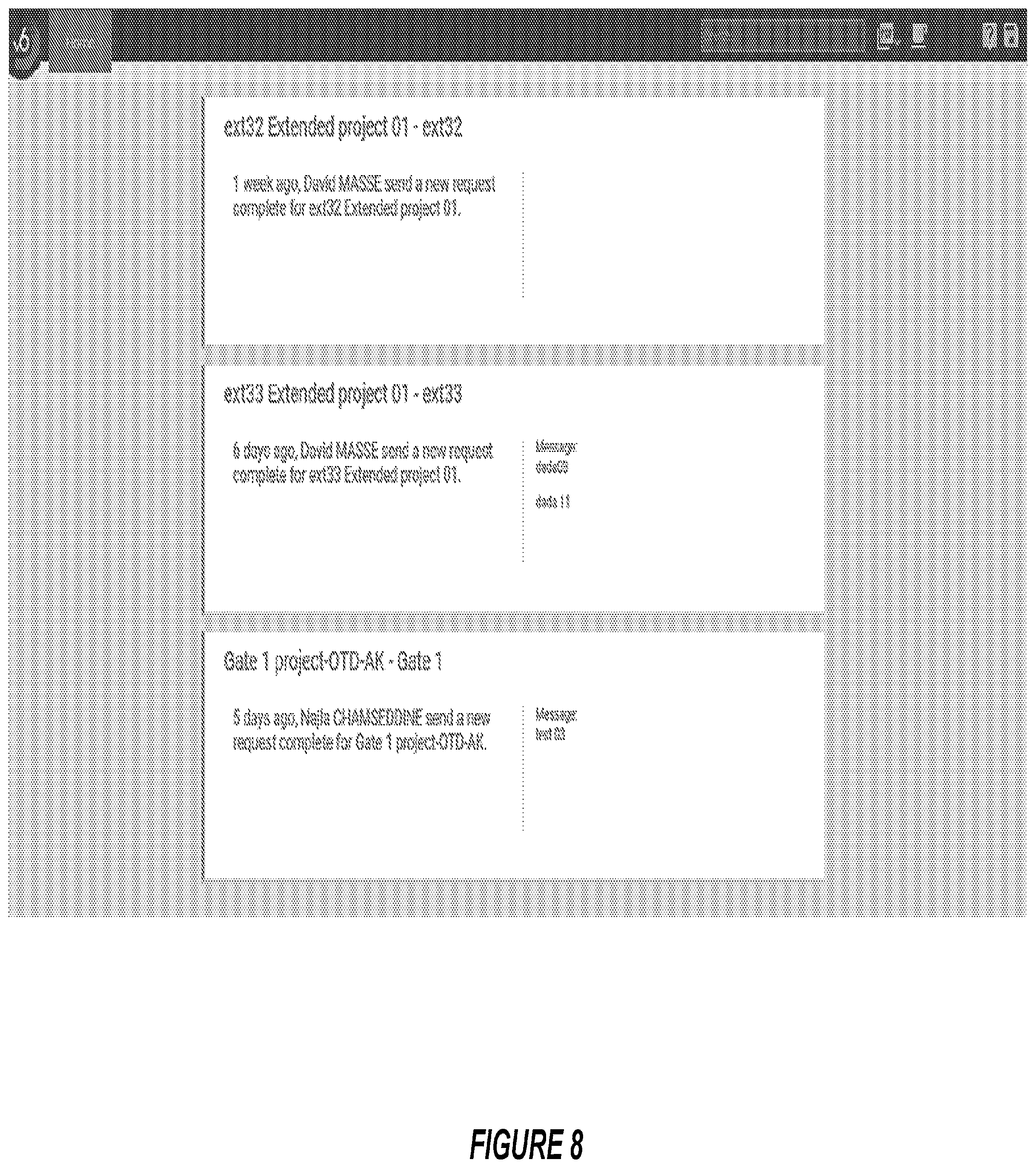 Patent US12174986 Figure 8 – Enhanced mechanisms for information exchange in an enterprise