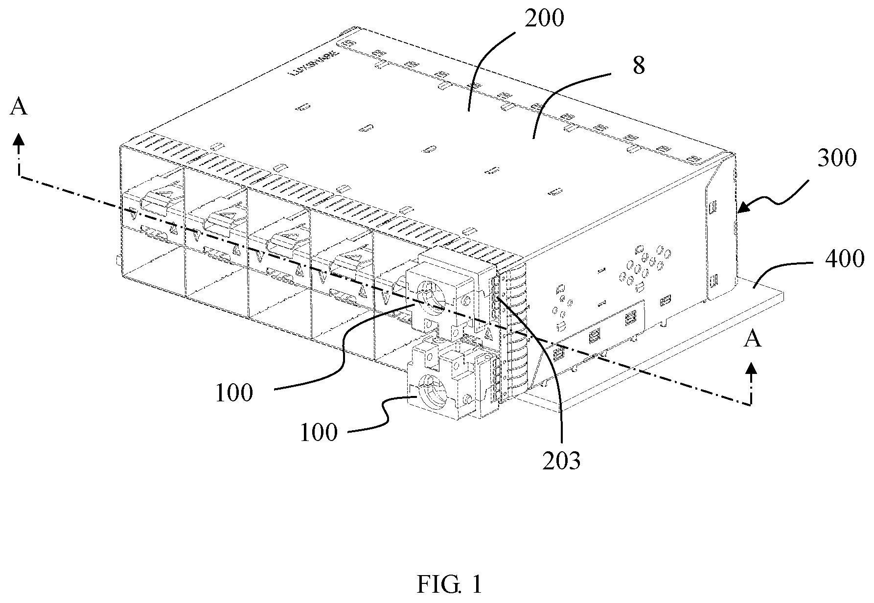 Patent US12184004 Figure 1 – Plug connector, receptacle connector and connector assembly with power supply function