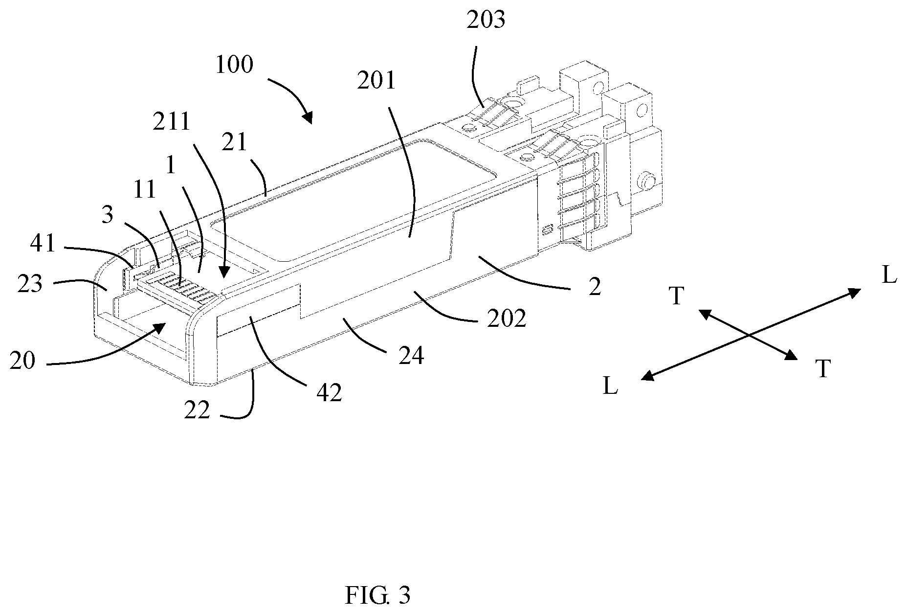 Patent US12184004 Figure 3 – Plug connector, receptacle connector and connector assembly with power supply function