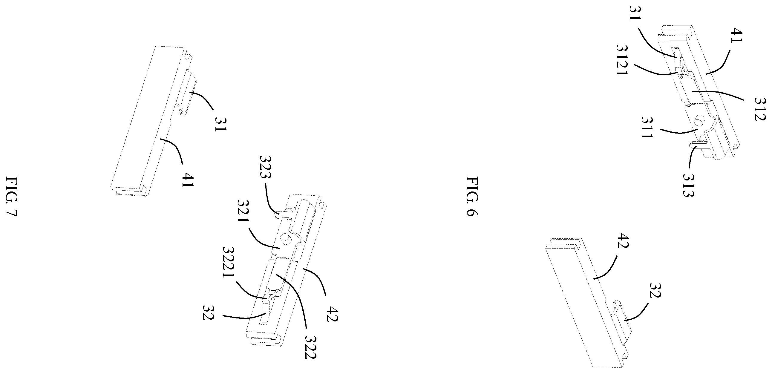 Patent US12184004 Figure 6 – Plug connector, receptacle connector and connector assembly with power supply function