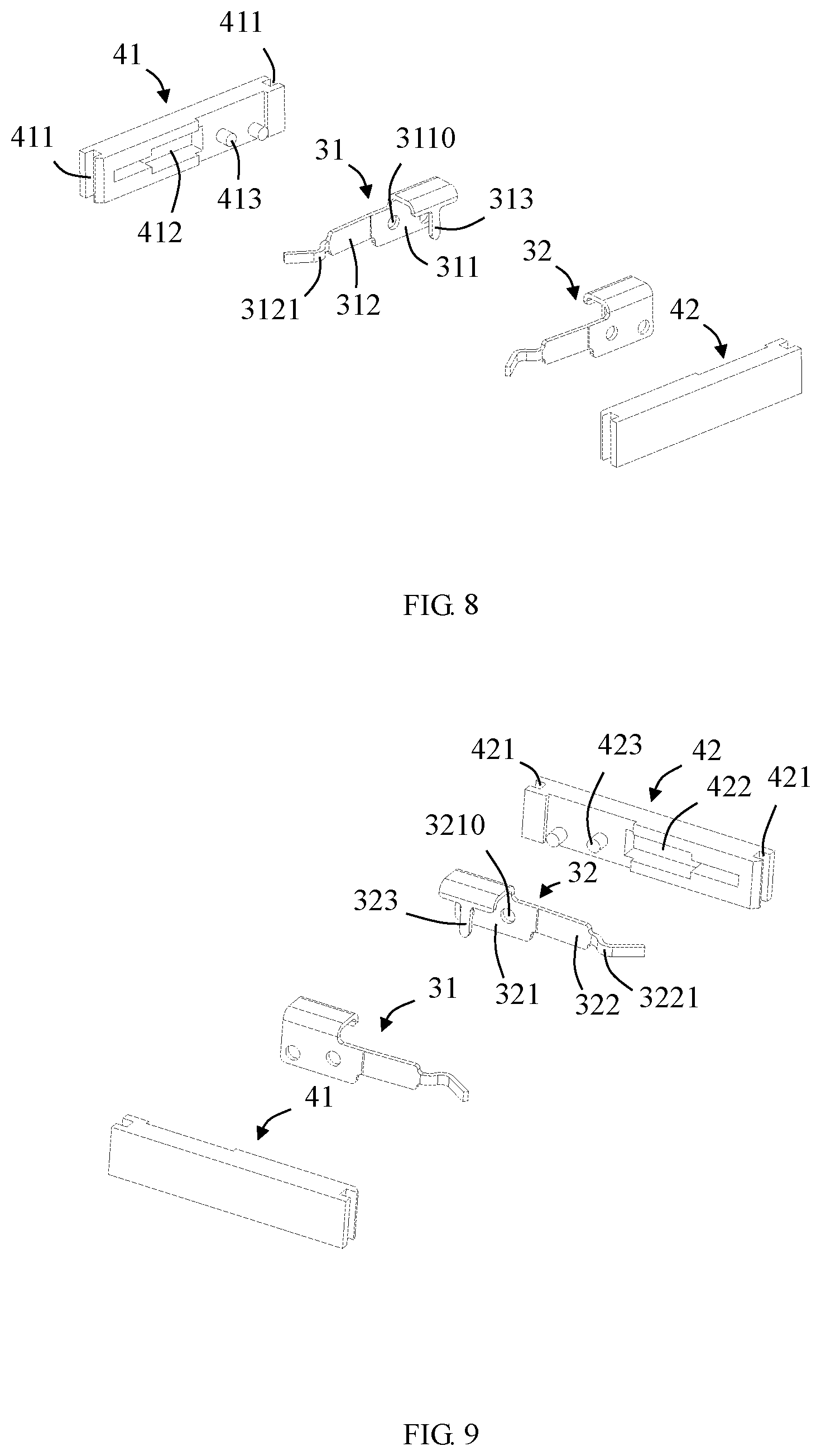 Patent US12184004 Figure 7 – Plug connector, receptacle connector and connector assembly with power supply function