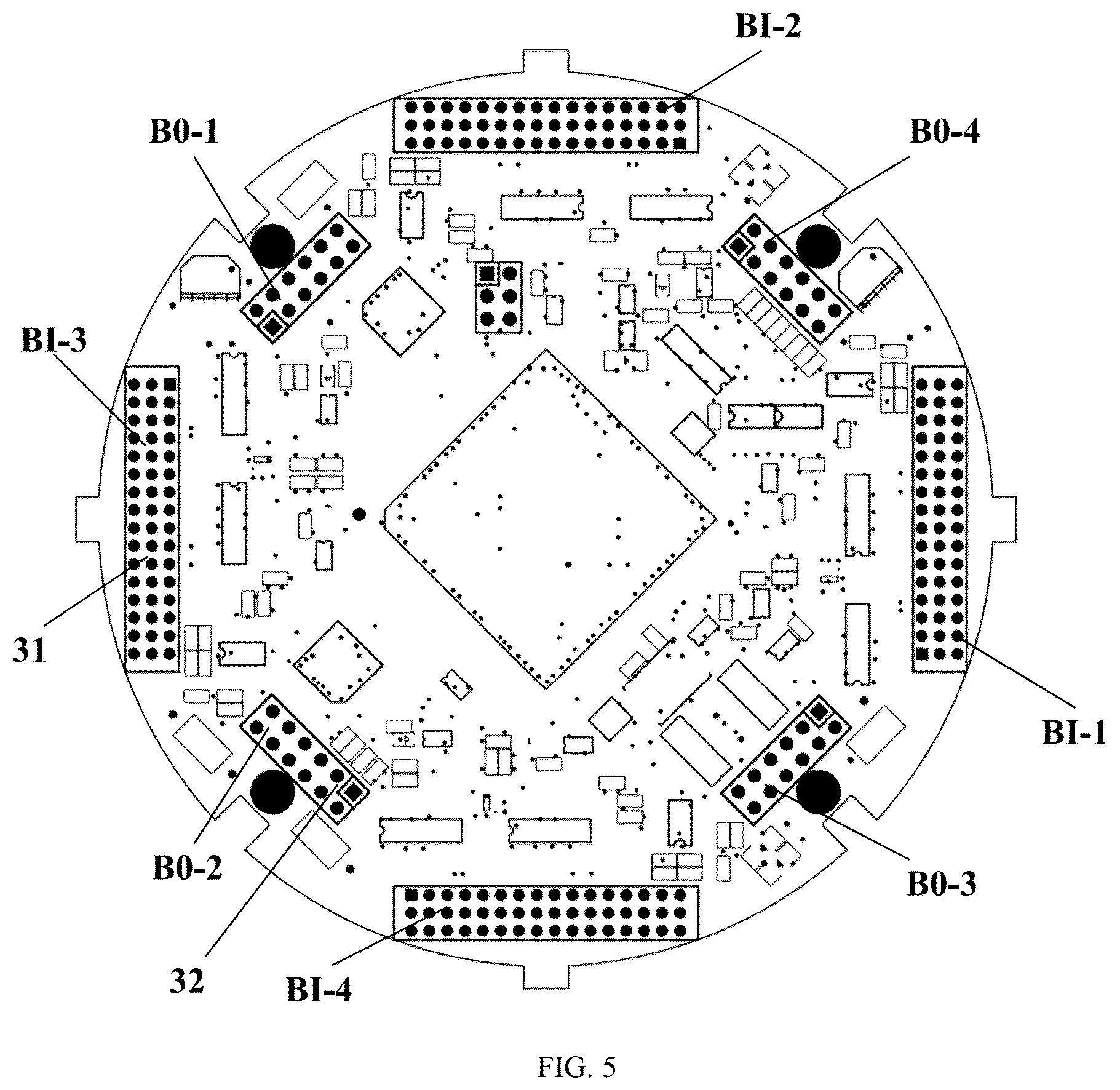 Patent US12184009 Figure 5 – Stacked large-capacity signal acquisition and transmission system and design method thereof