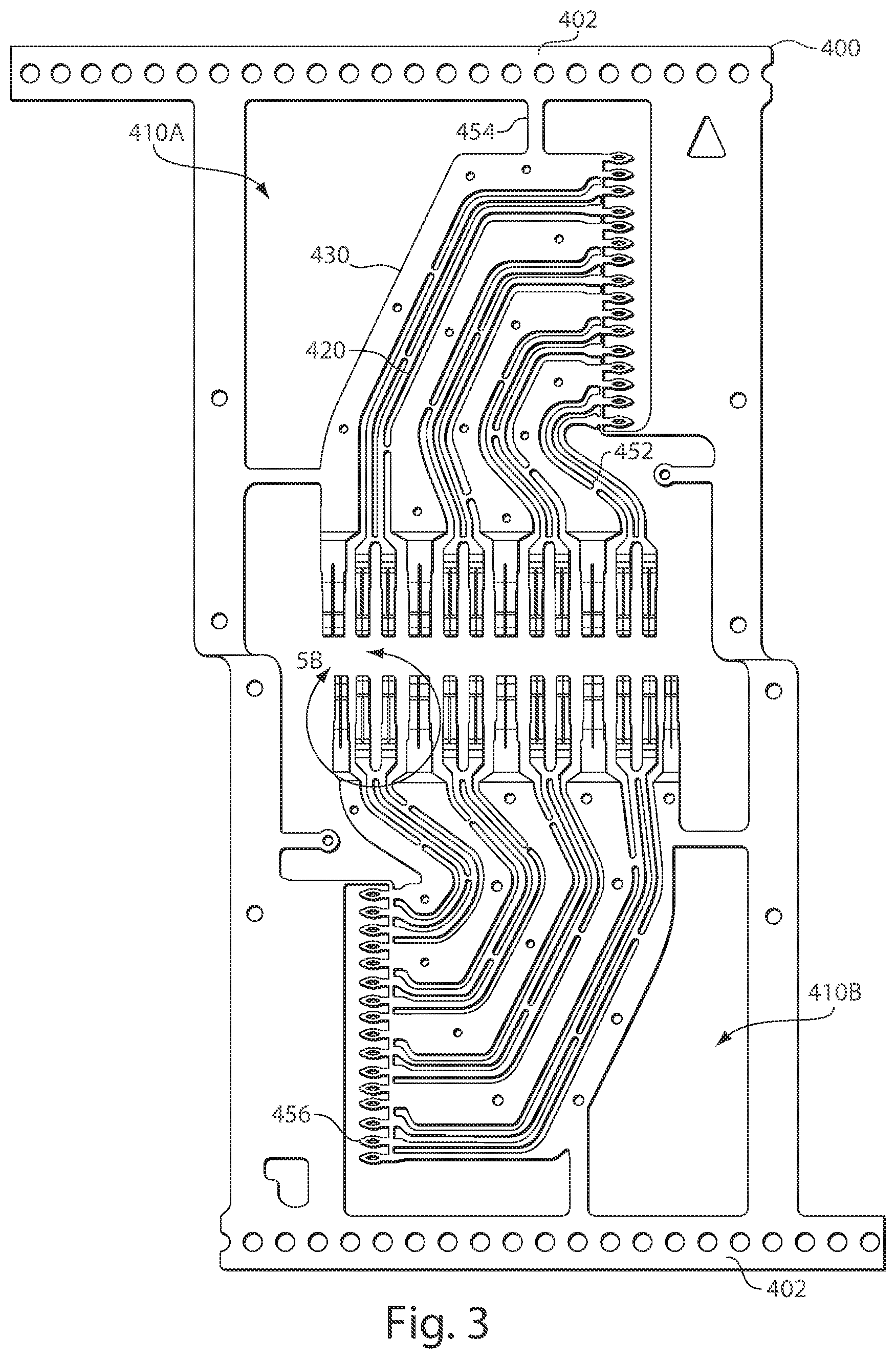 Patent US12184012 Figure 5 – High speed, high density electrical connector with shielded signal paths preliminary class