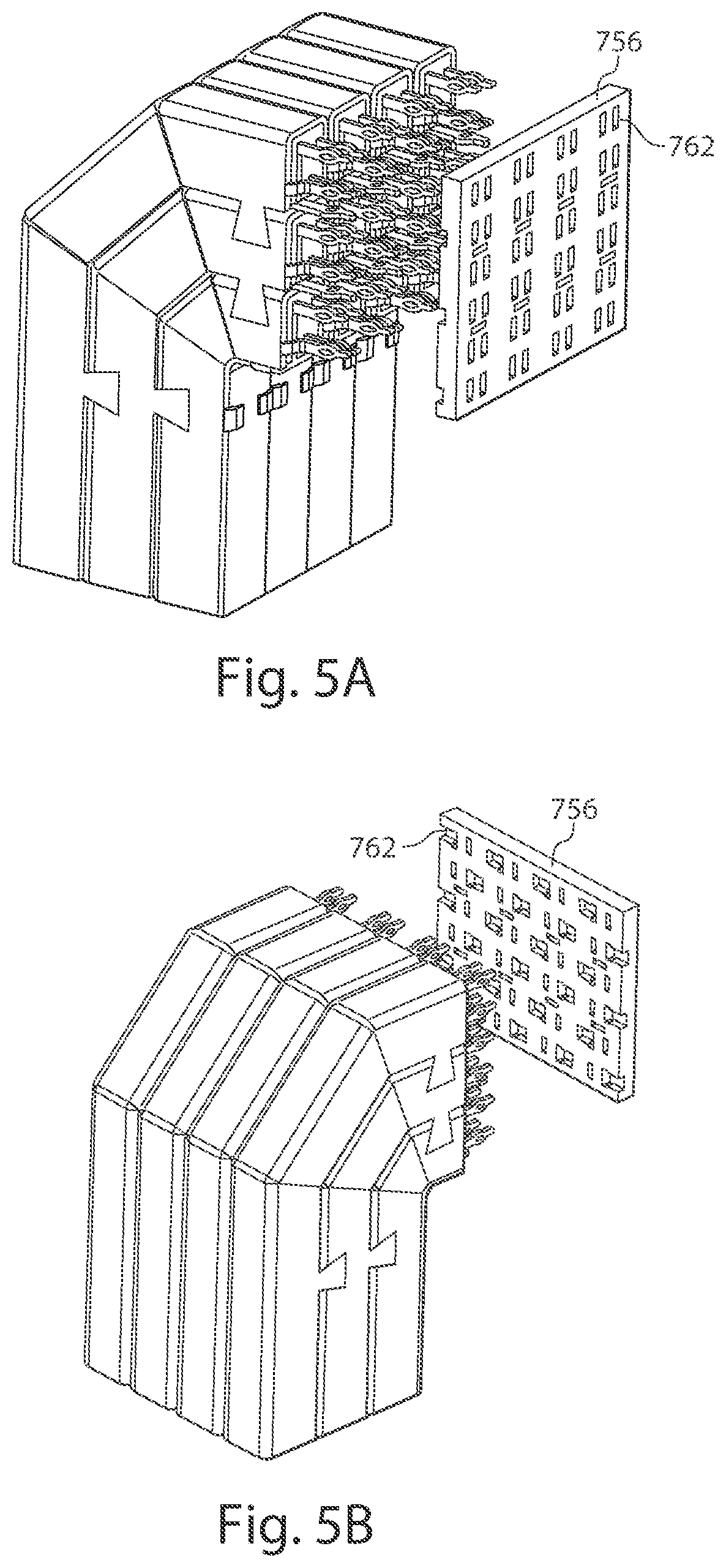 Patent US12184012 Figure 7 – High speed, high density electrical connector with shielded signal paths preliminary class