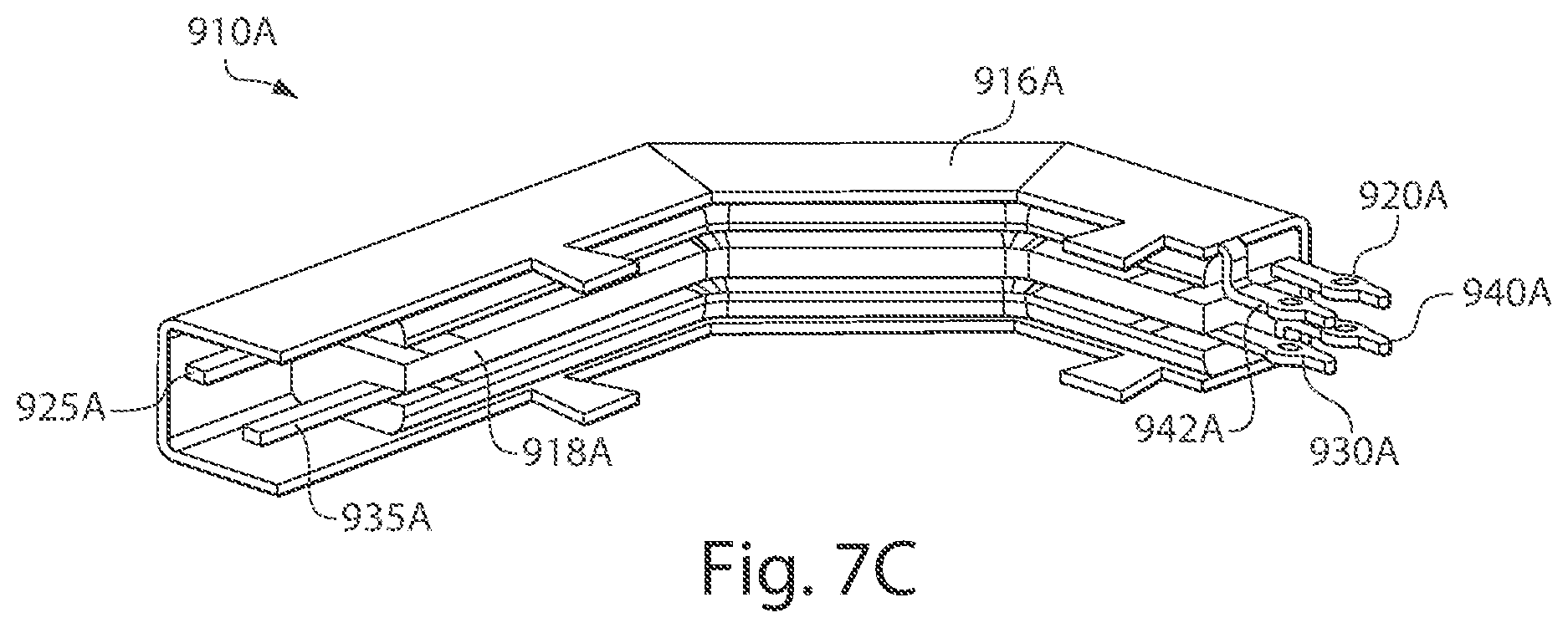 Patent US12184012 Figure 10 – High speed, high density electrical connector with shielded signal paths preliminary class