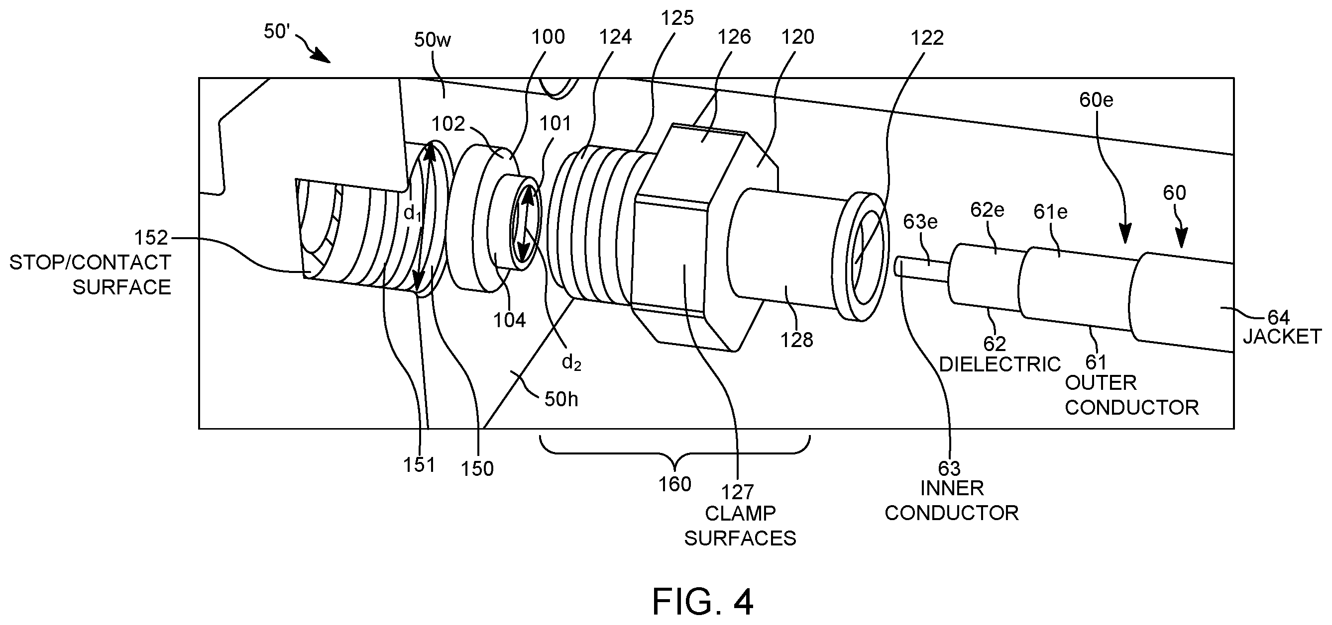 Patent US12184015 Figure 4 – Cables with connector assemblies, filter units configured to releasably couple to the connector assemblies and related methods